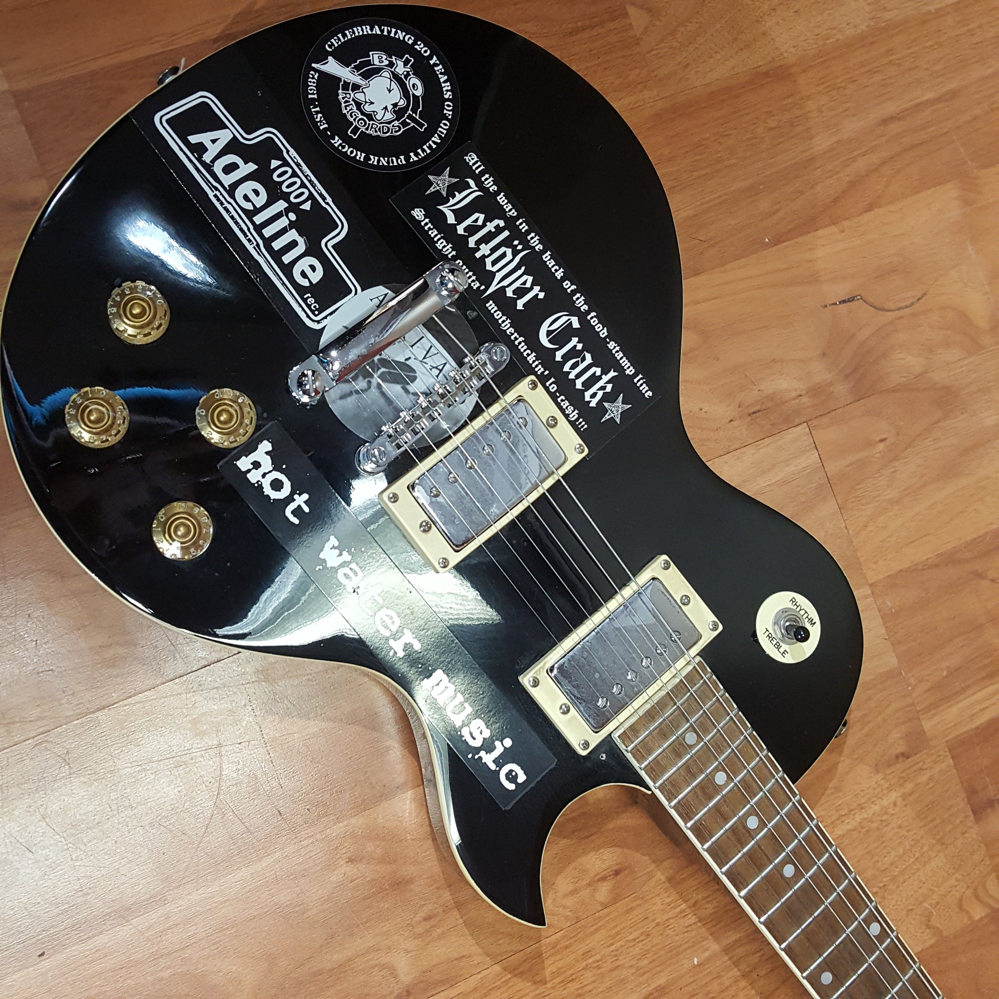 Austin LP Style Electric Black