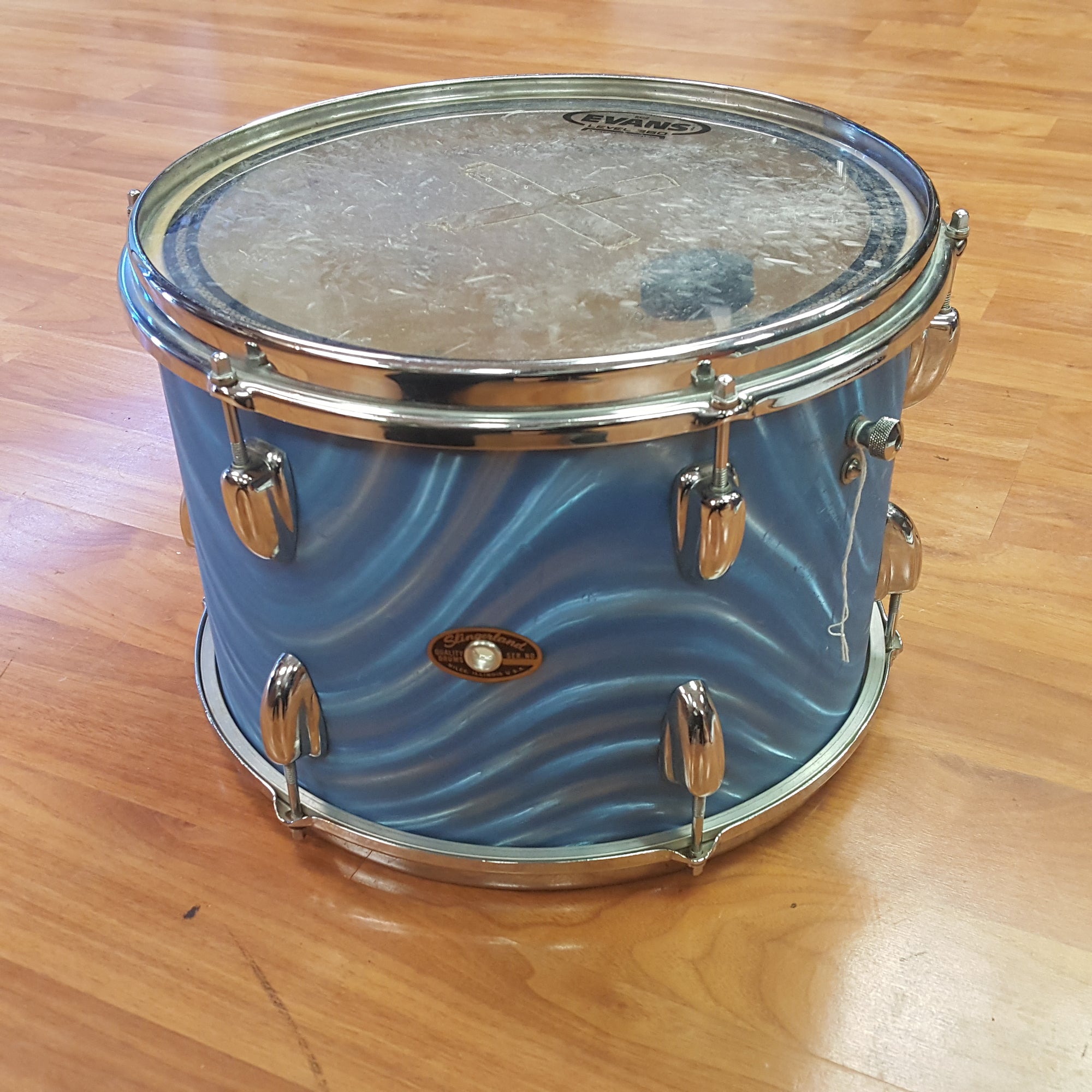 Slingerland 13" Blue Flame Tom