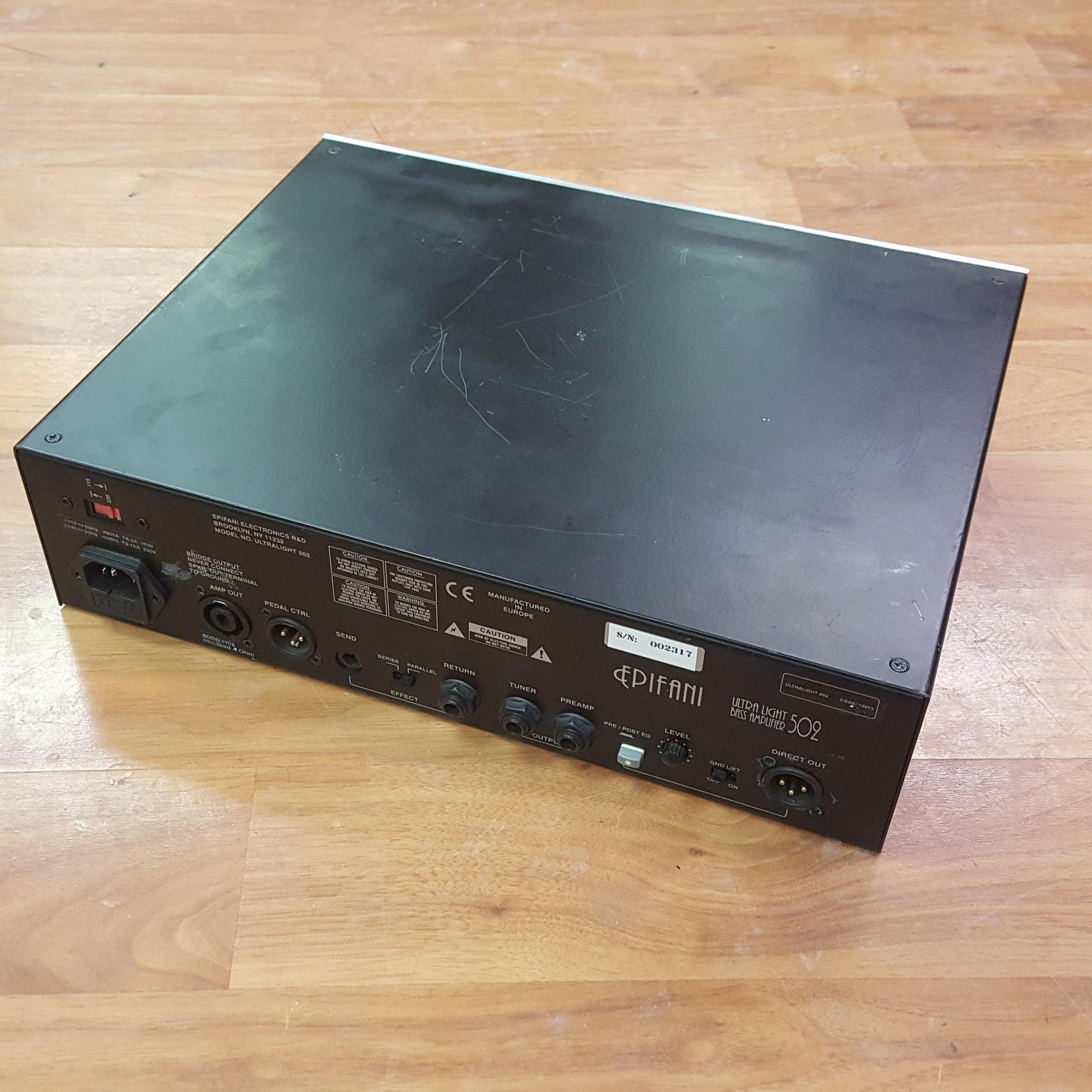 Epifani Ultra Light 502 Bass Amplifier