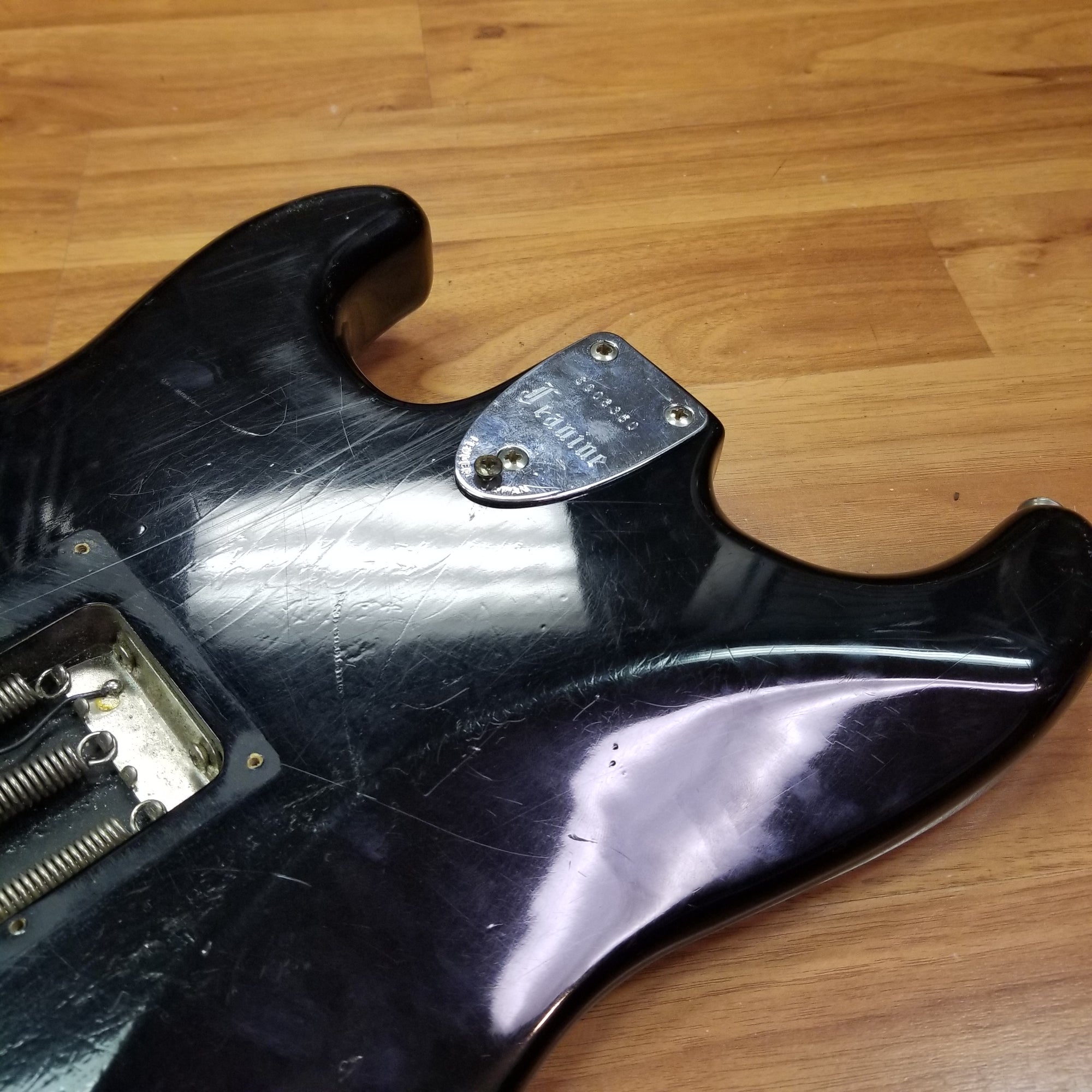 Squier 1980's Body with 3 Hole Neck Joint. SQ Series with Plate