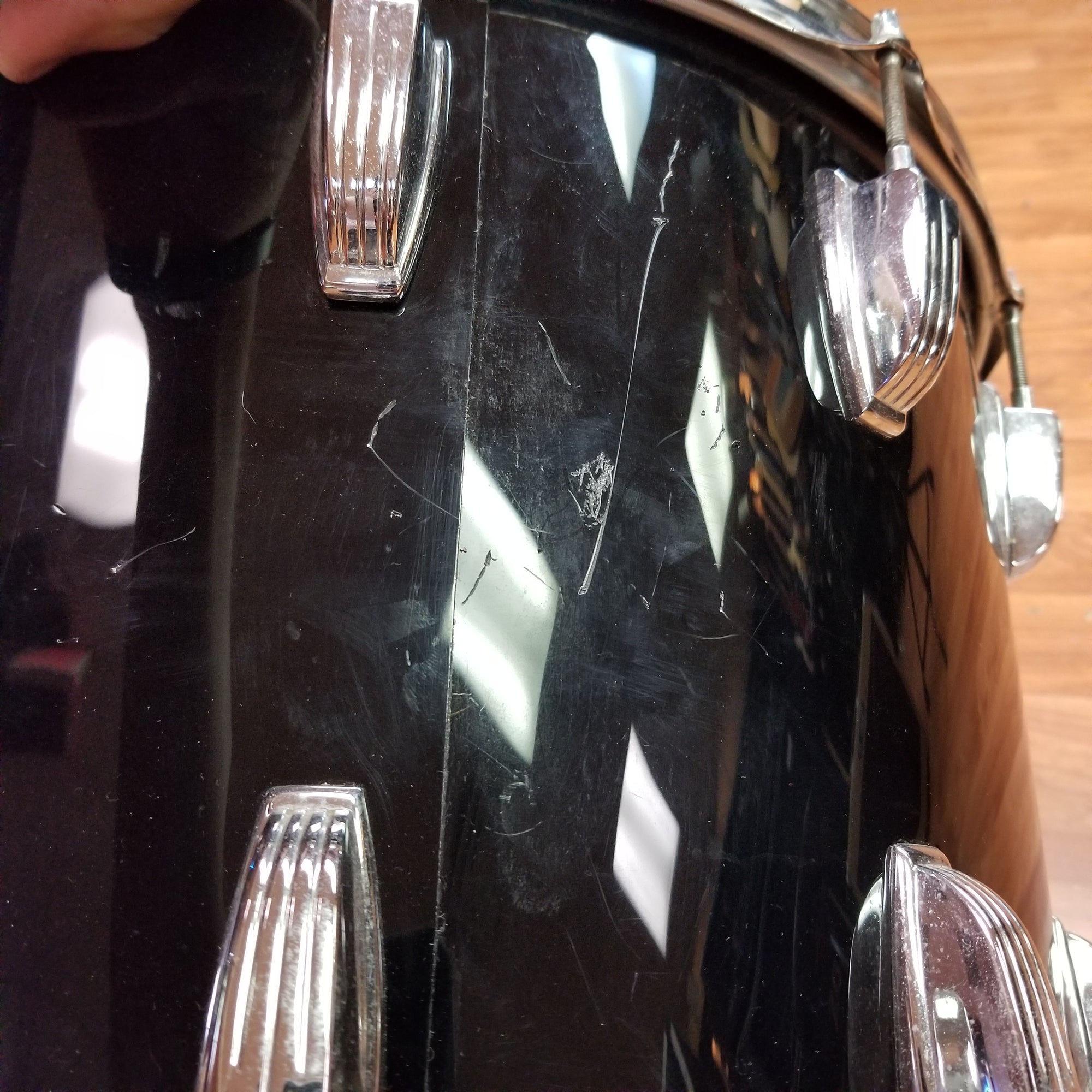 Ludwig 15" Tom, Black, No Badge
