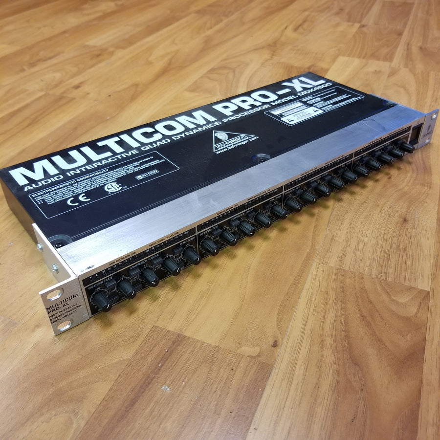 Behringer MDX4600 4 Channel Expander Gate/Compressor/Limiter w/ Dynamic Enhancer & Low Cont. Filter