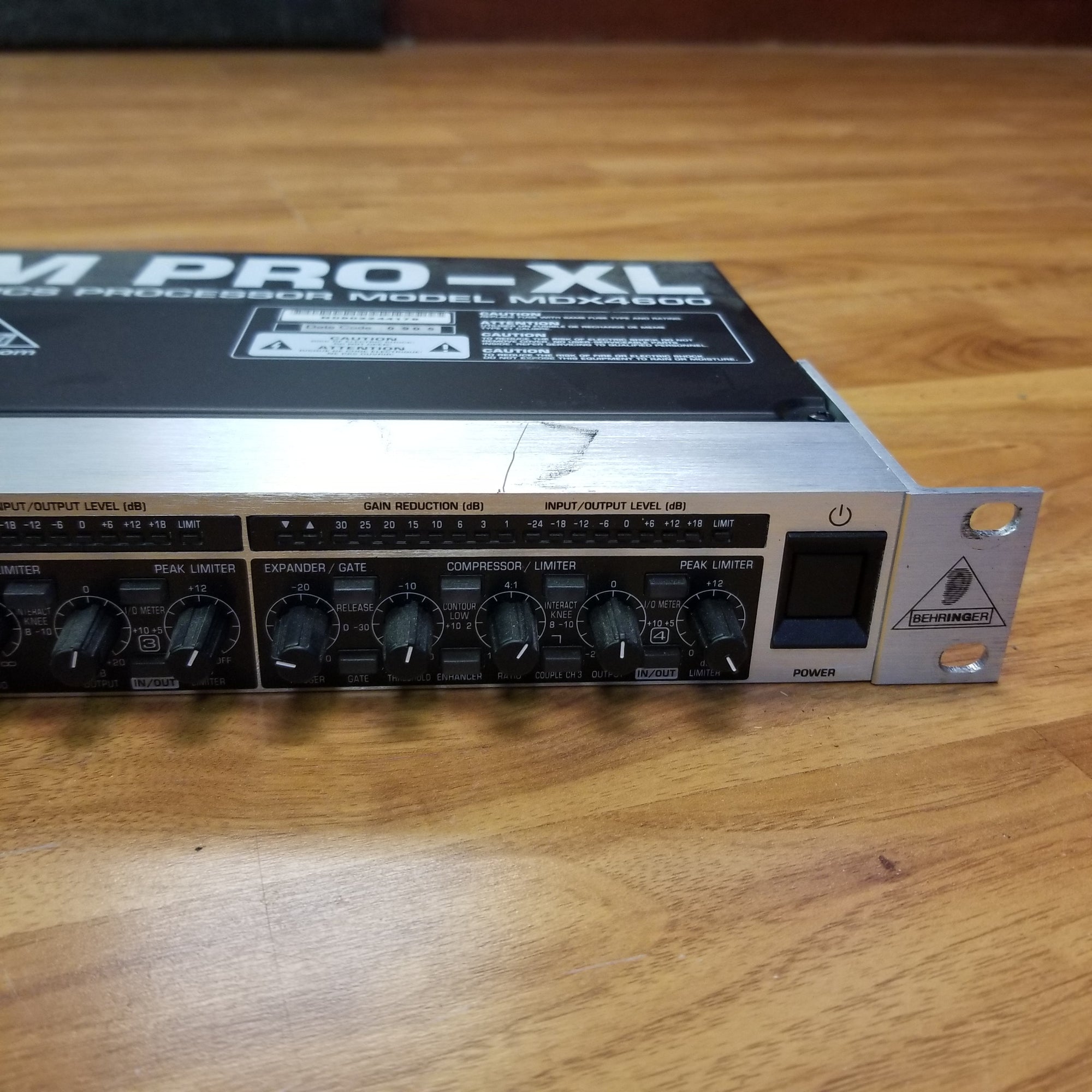 Behringer MDX4600 4 Channel Expander Gate/Compressor/Limiter w