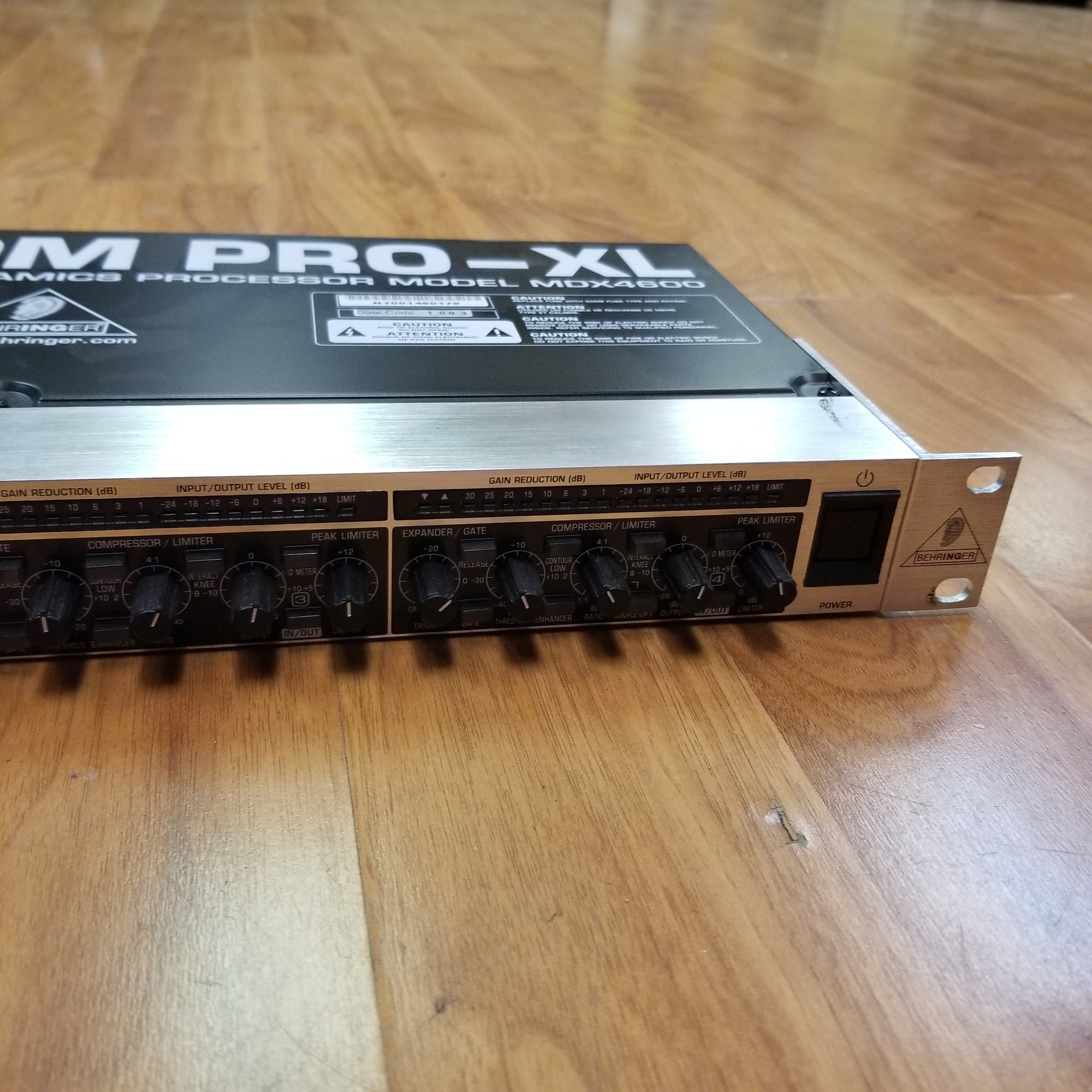 Behringer MDX4600｜4ch Expander/Gate/Comp Behringer Multicom MDX4600 4-Channel Expander/Gate