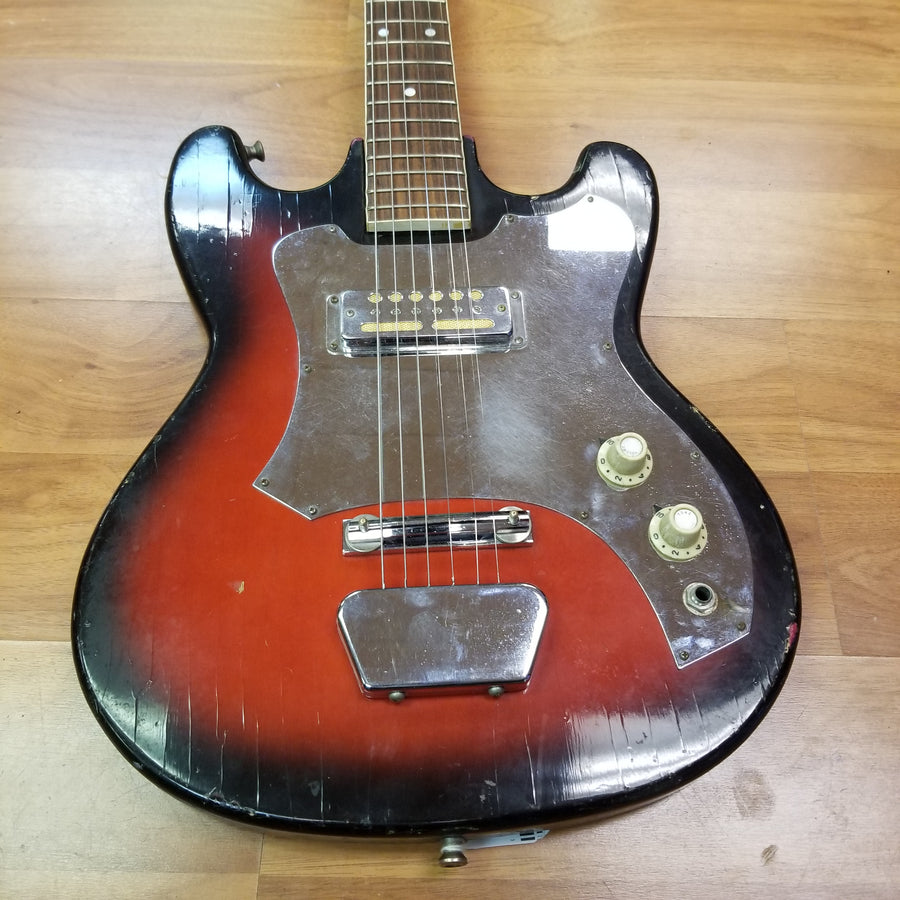 Vintage Made in Japan Electric Guitar w/ Gold Foil Pickup