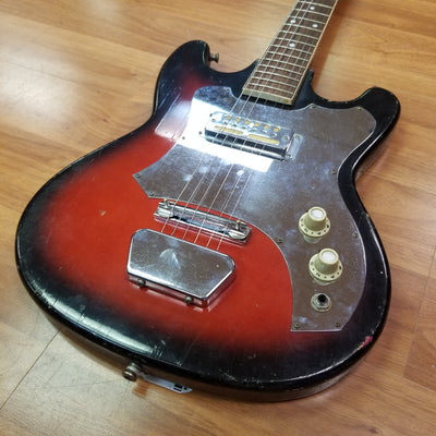 Vintage Made in Japan Electric Guitar w/ Gold Foil Pickup