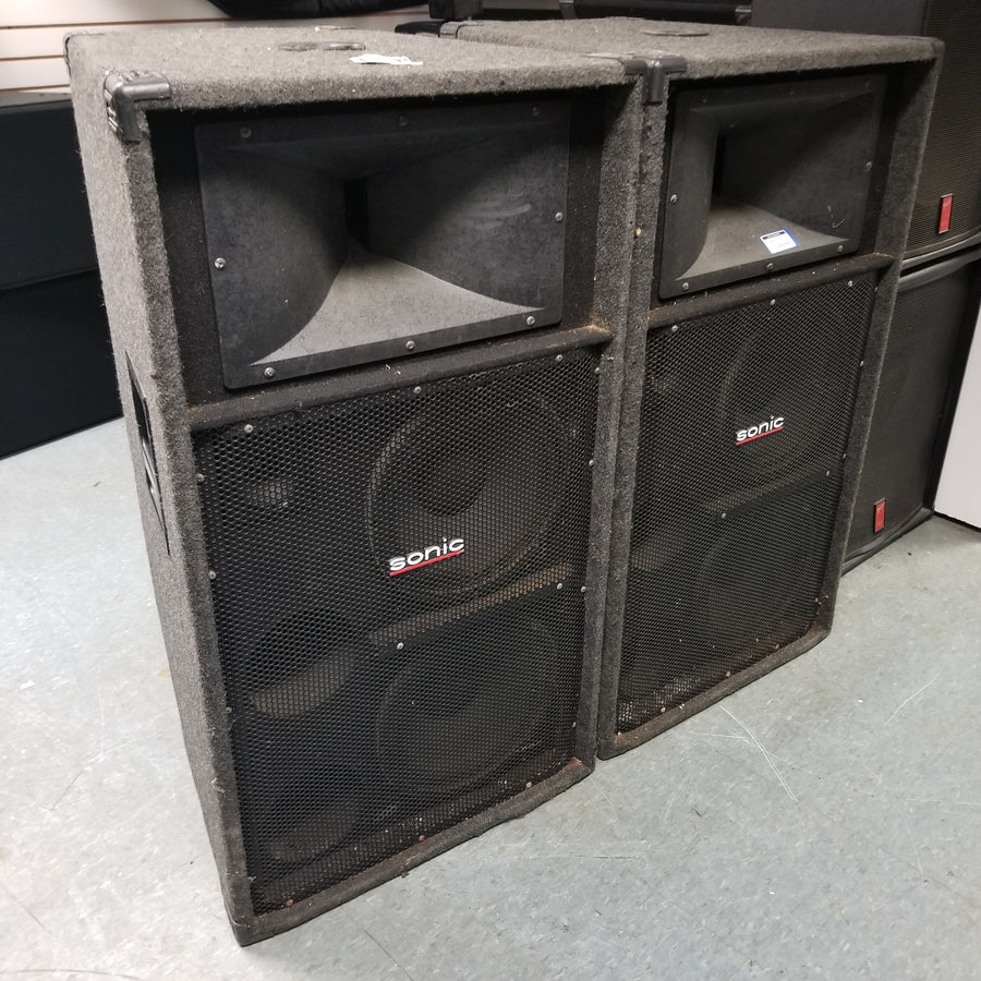 Sonic 2x12 Passive PA Speaker Pair