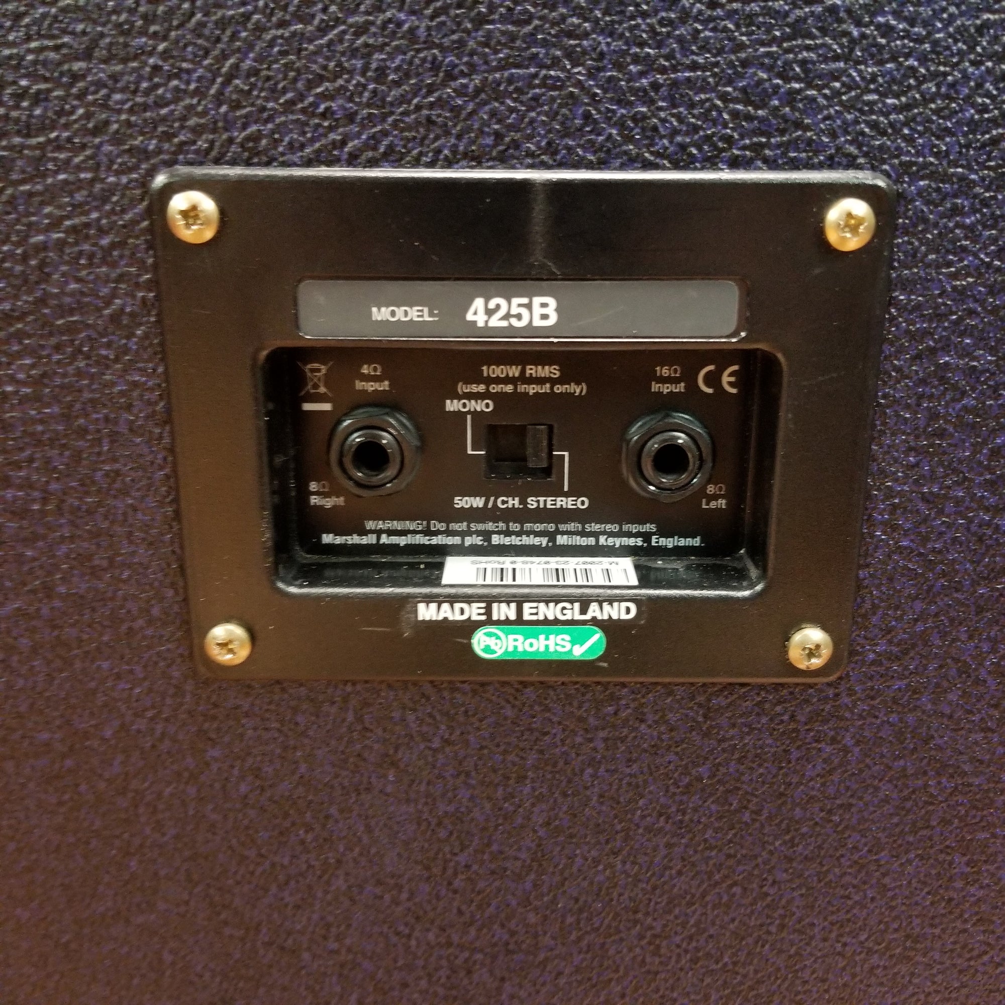 Marshall 425B 4x12 Bottom Straight Cabinet Royal Purple