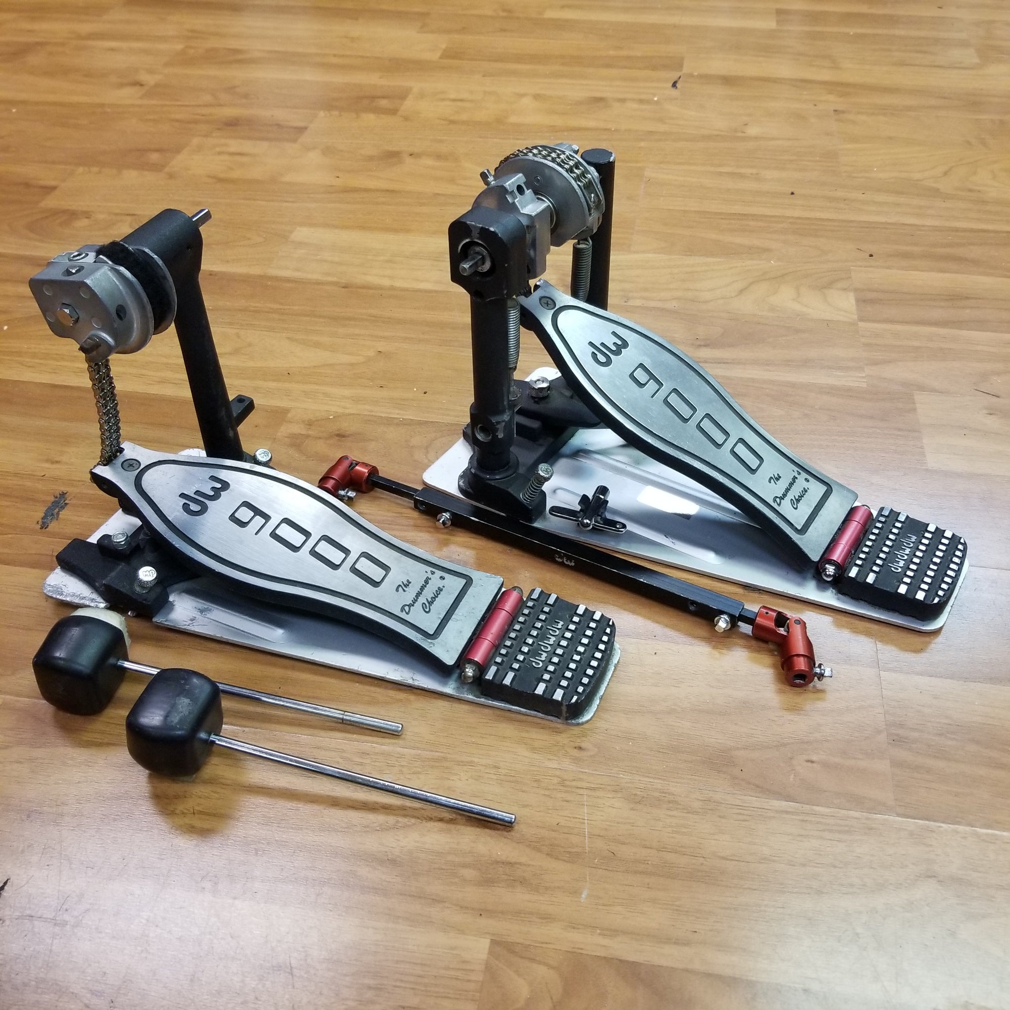 double pedal dw 9000 DW 9000 Double Kick Pedal w/Case