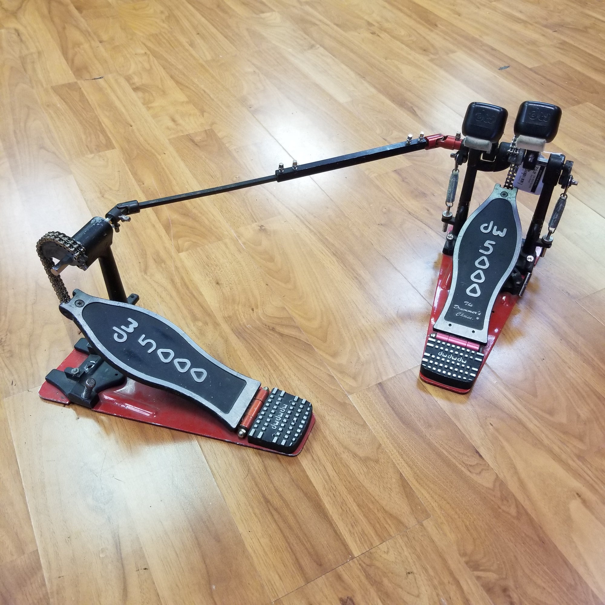 dw 5000 double bass pedal DW 5000 Double Kick Pedal