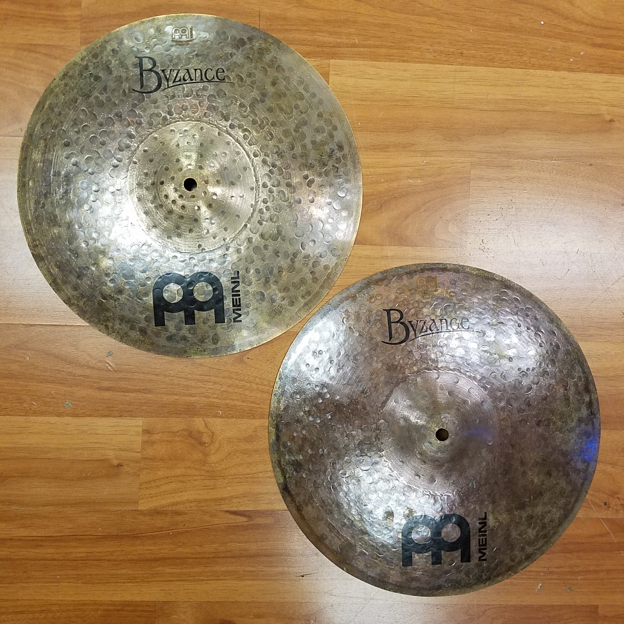 Meinl 14in Byzance Dark Hi Hat Cymbal Pair