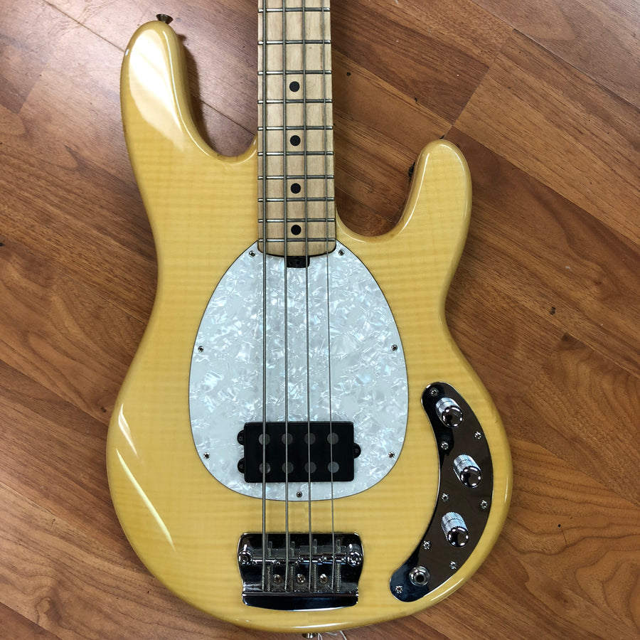 OLP MM2 4 String Bass Guitar Flame Maple