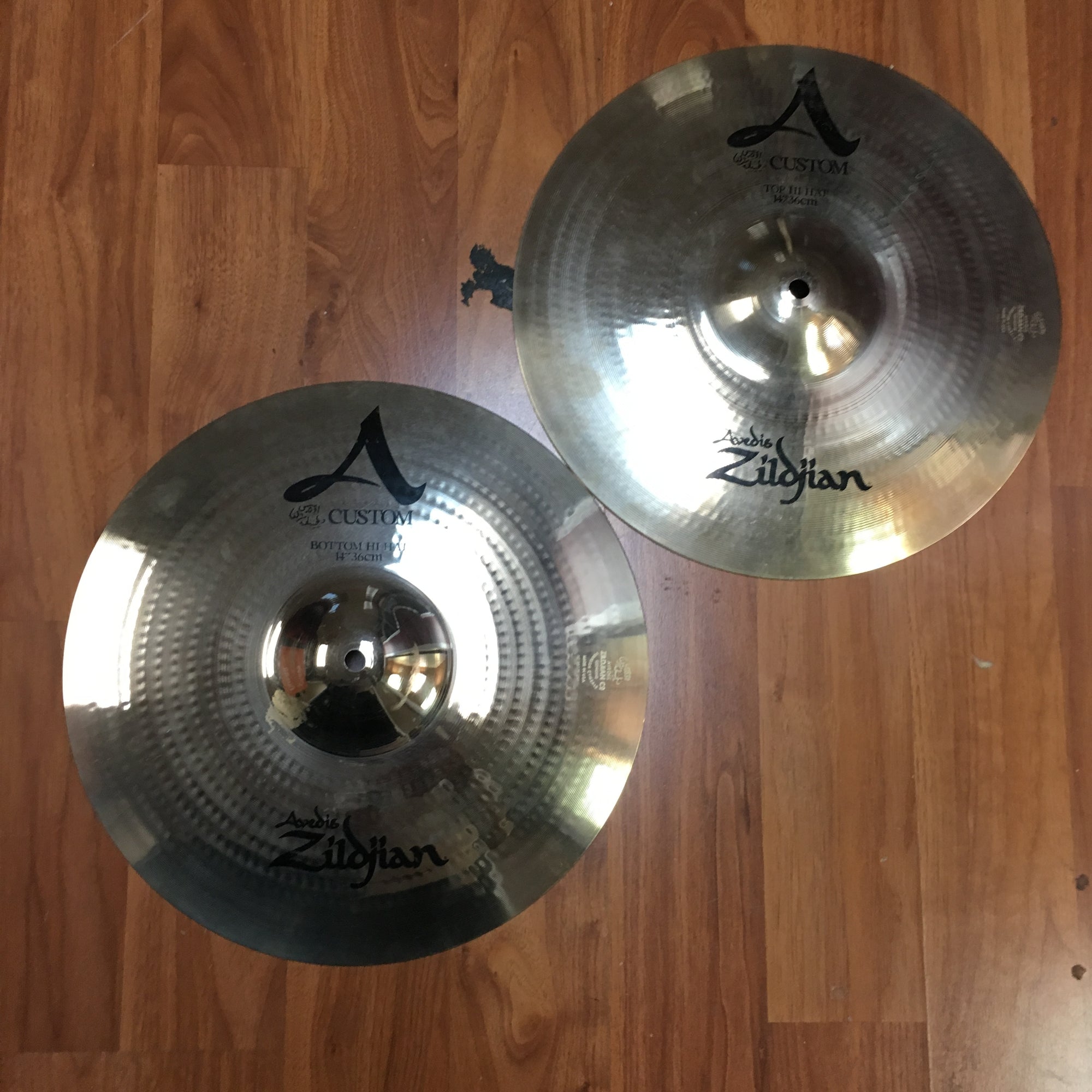 Zildjian 14in A Custom Hi Hat Cymbal Pair