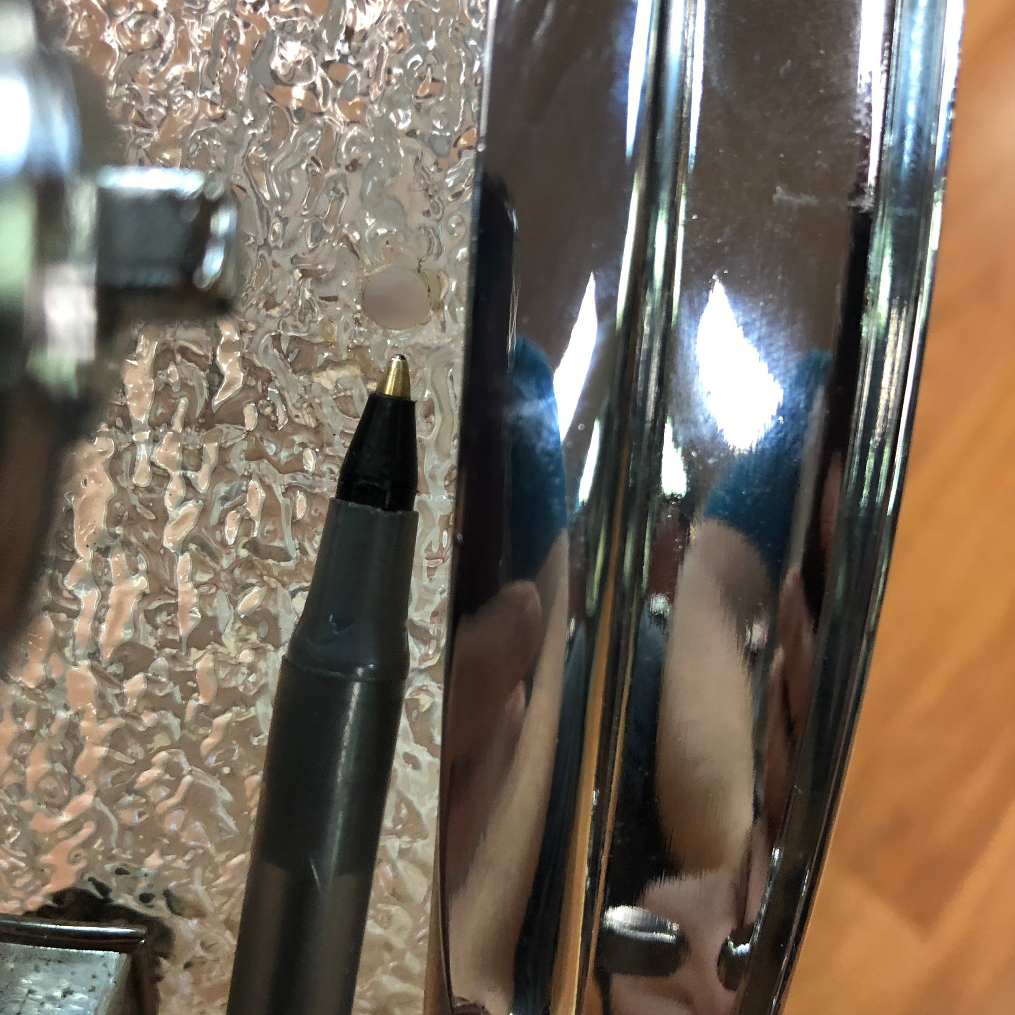 Vintage Fibes Frosted Acrylic Snare 1970s