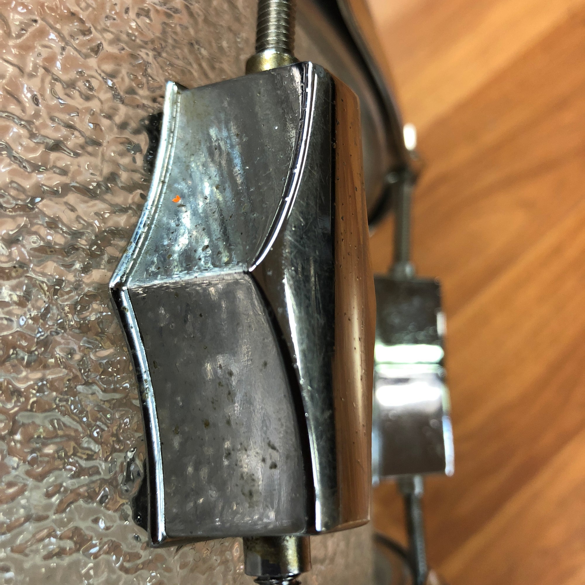 Vintage Fibes Frosted Acrylic Snare 1970s