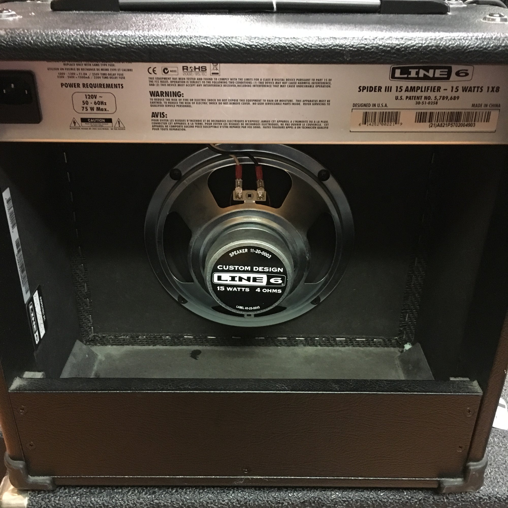 Line 6 Spider III 15 Modeling Guitar Amplifier