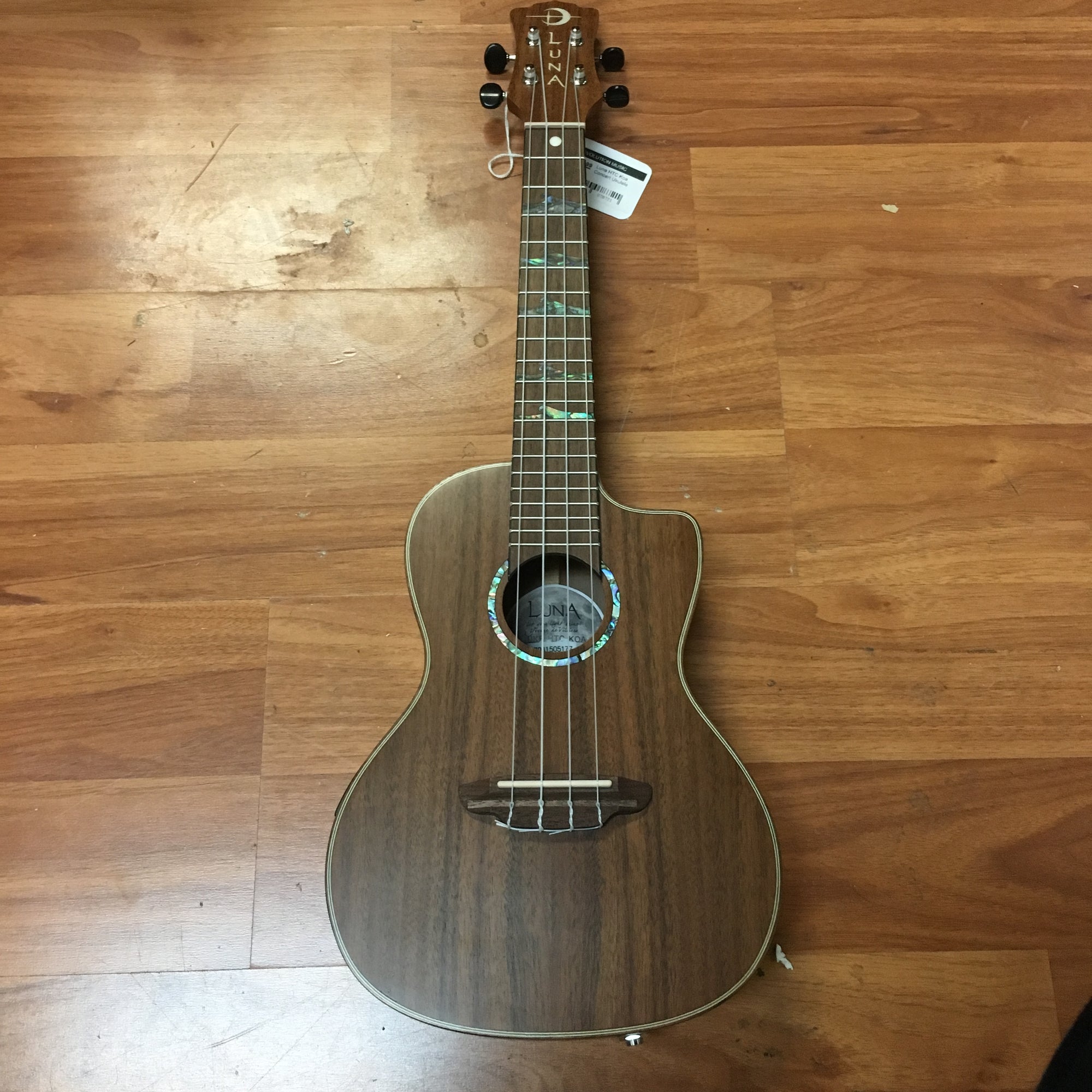 Luna HTC Koa Concert Ukulele