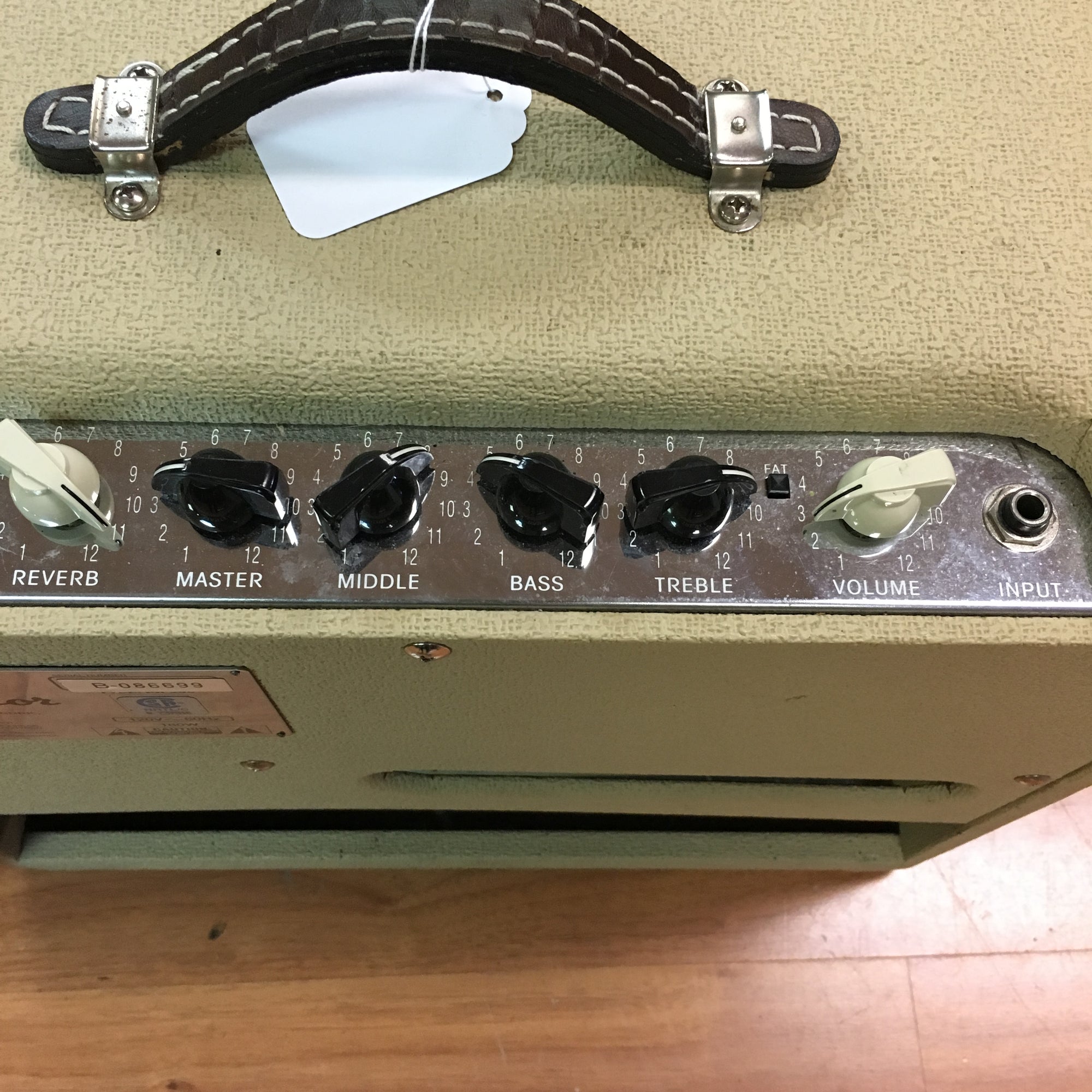 Fender Blues Junior USA Blonde All Tube Guitar Combo Amp 15 Watts