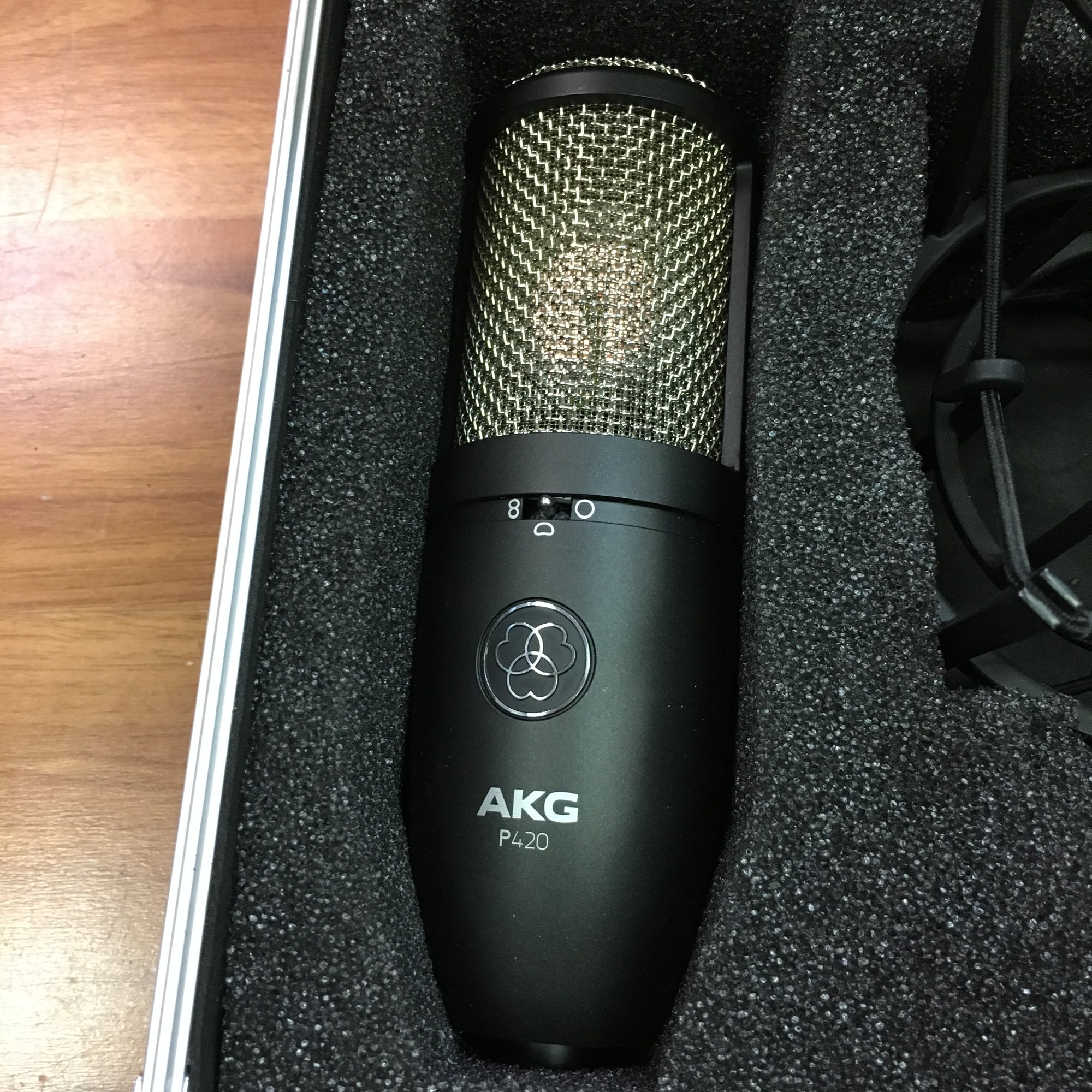 AKG P420 Large Diaphragm Condenser Microphone with Case & Shock Mount