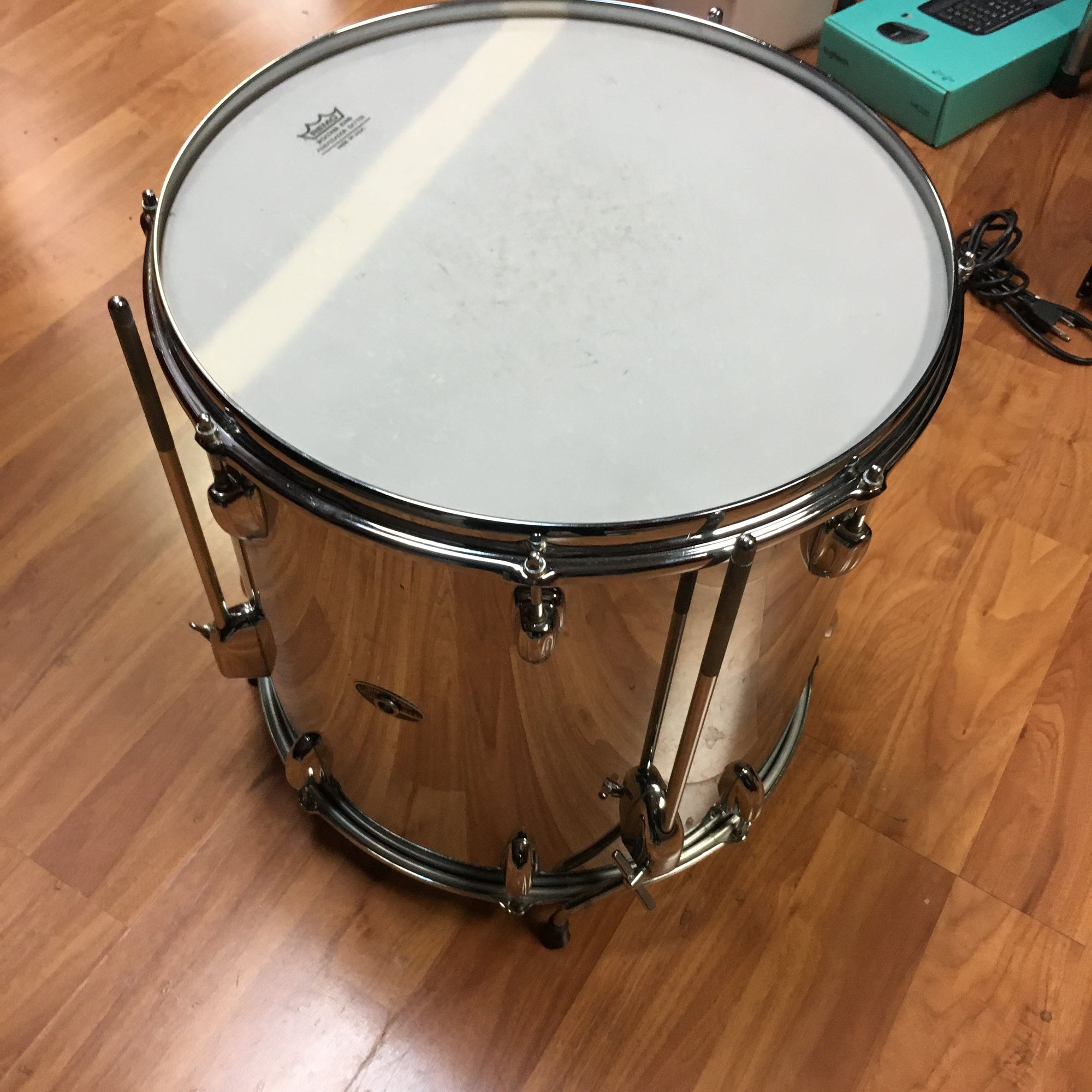 Slingerland 16x16 Chrome Over Wood Floor Tom