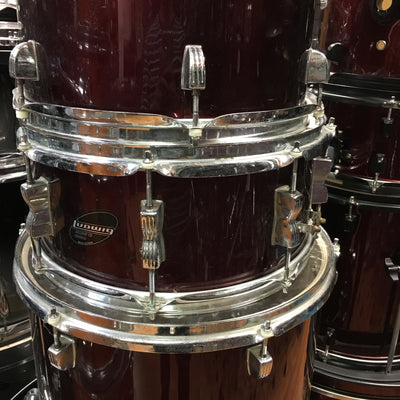 Ludwig Accent Red Drum Kit