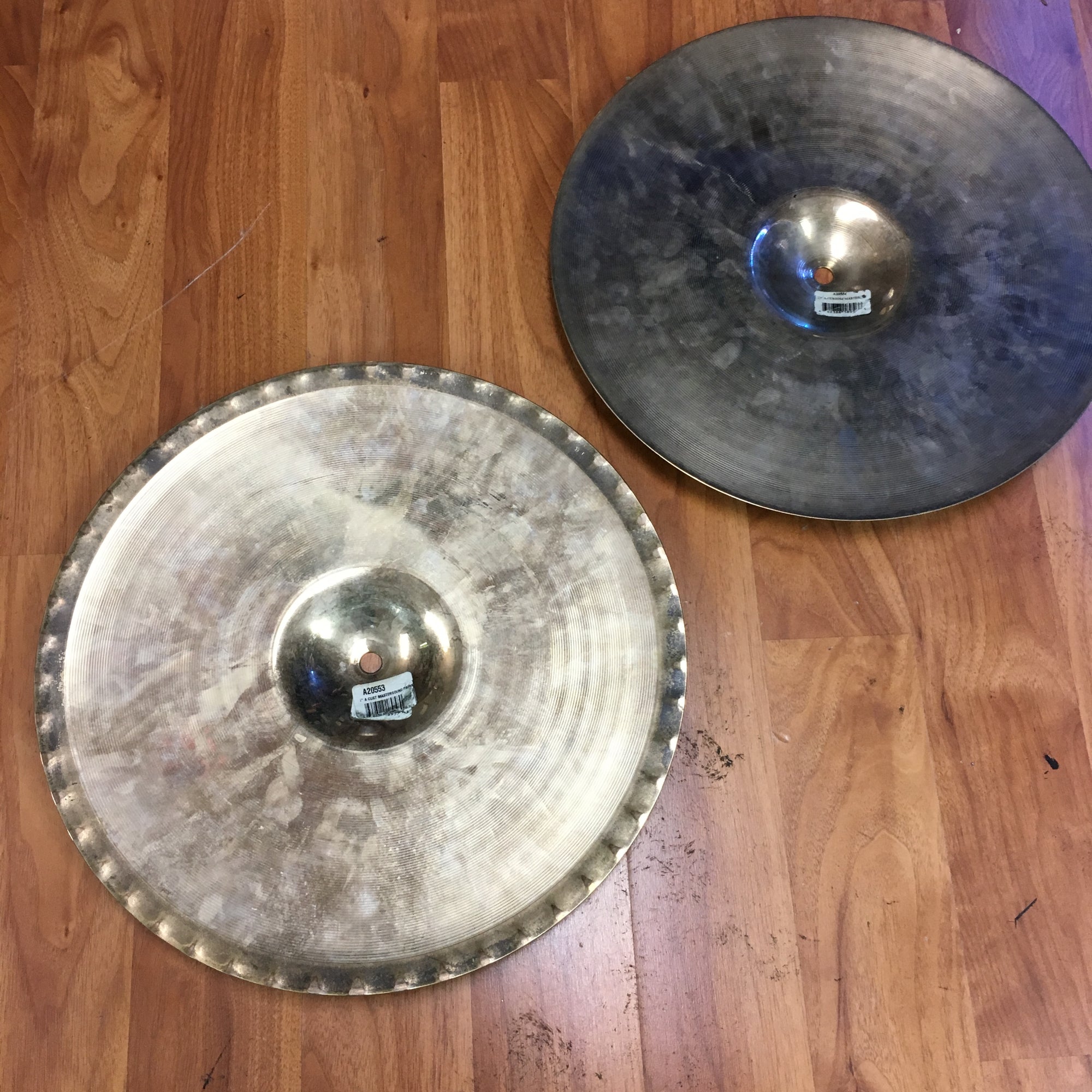 Zildjian 15in A Custom Mastersound Hi Hat Cymbal Pair