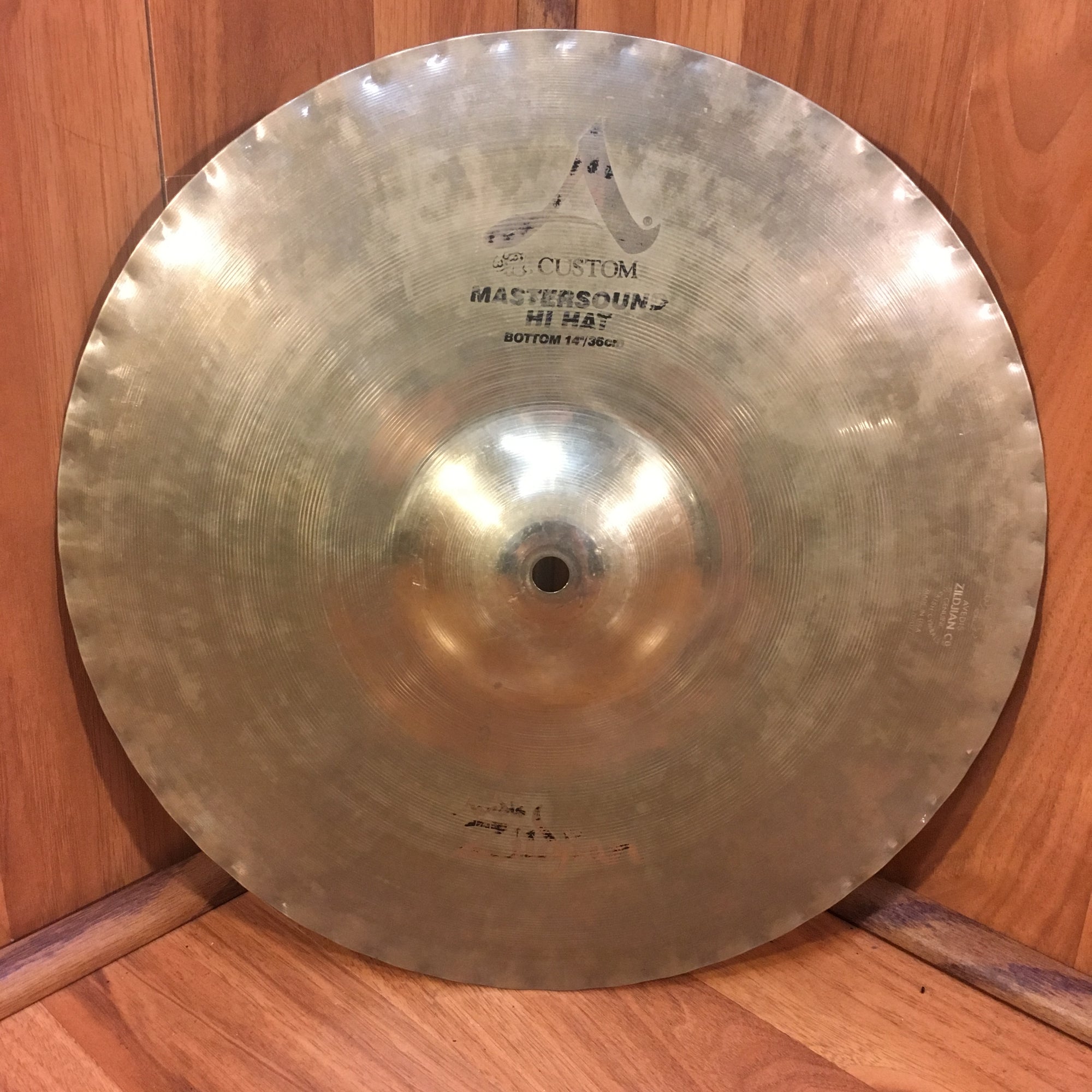 Zildjian 14In A Custom Mastersound Hi Hat Bottom Cymbal