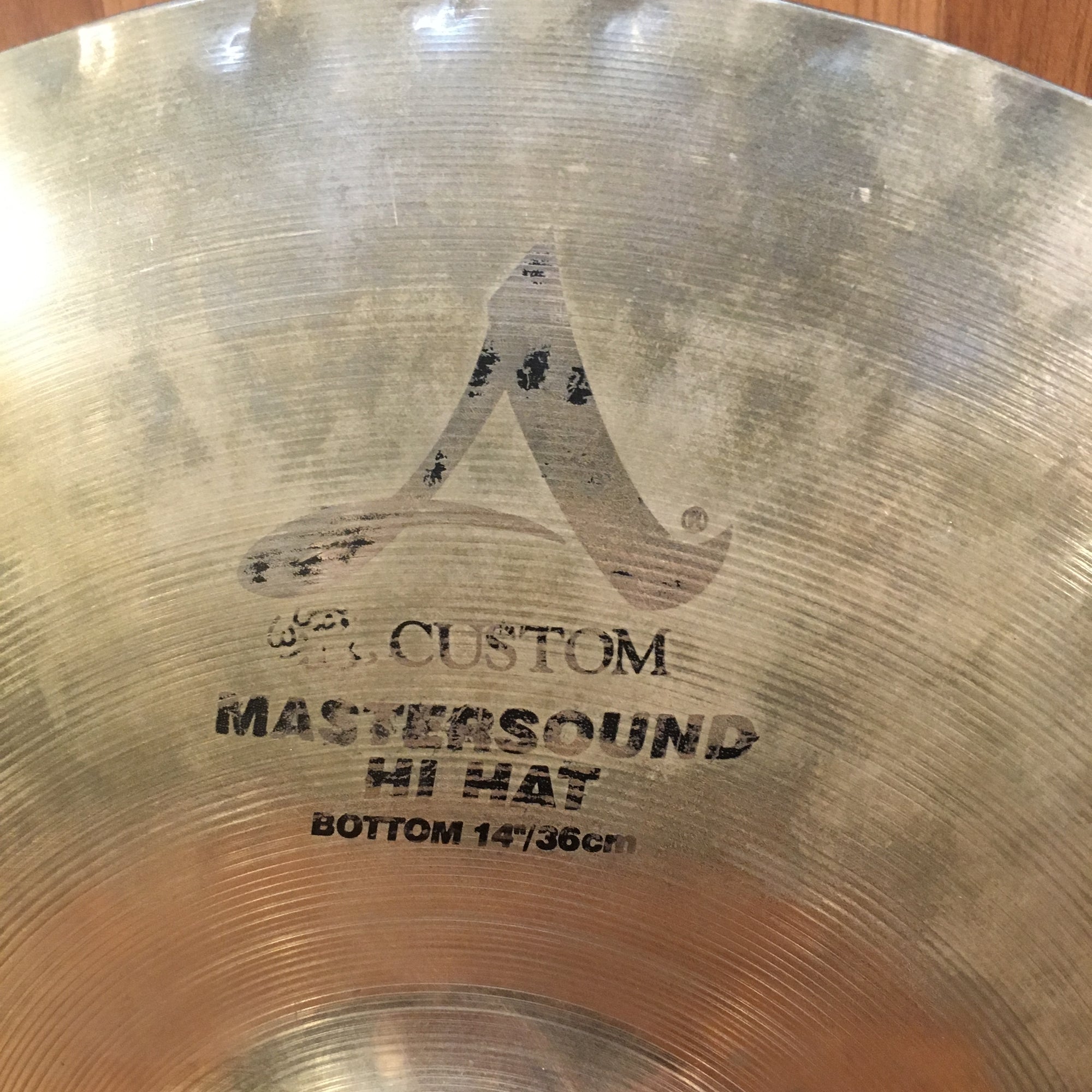 Zildjian 14In A Custom Mastersound Hi Hat Bottom Cymbal