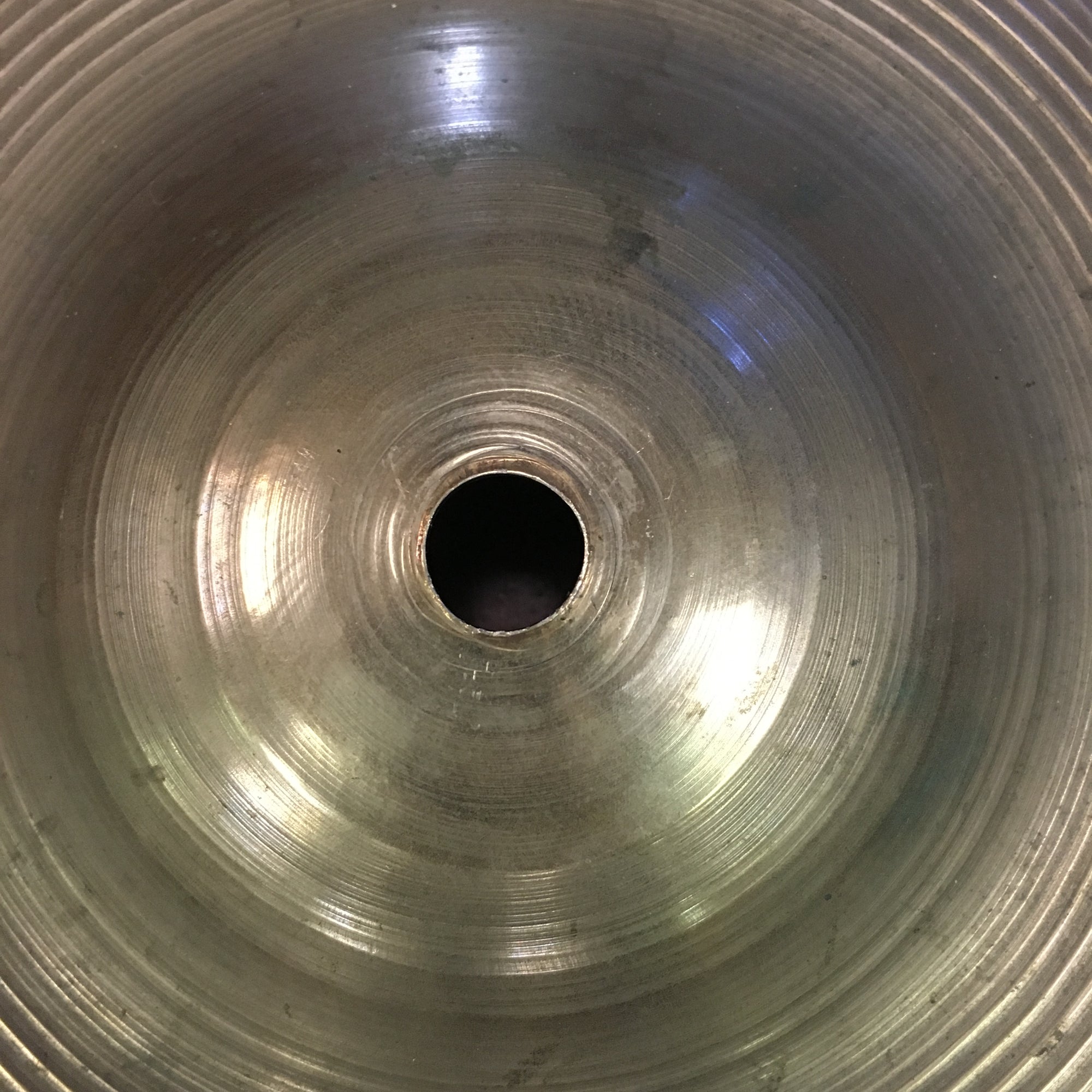 Vintage 1940s-1950s Zildjian 16in Trans Stamp Hi Hats