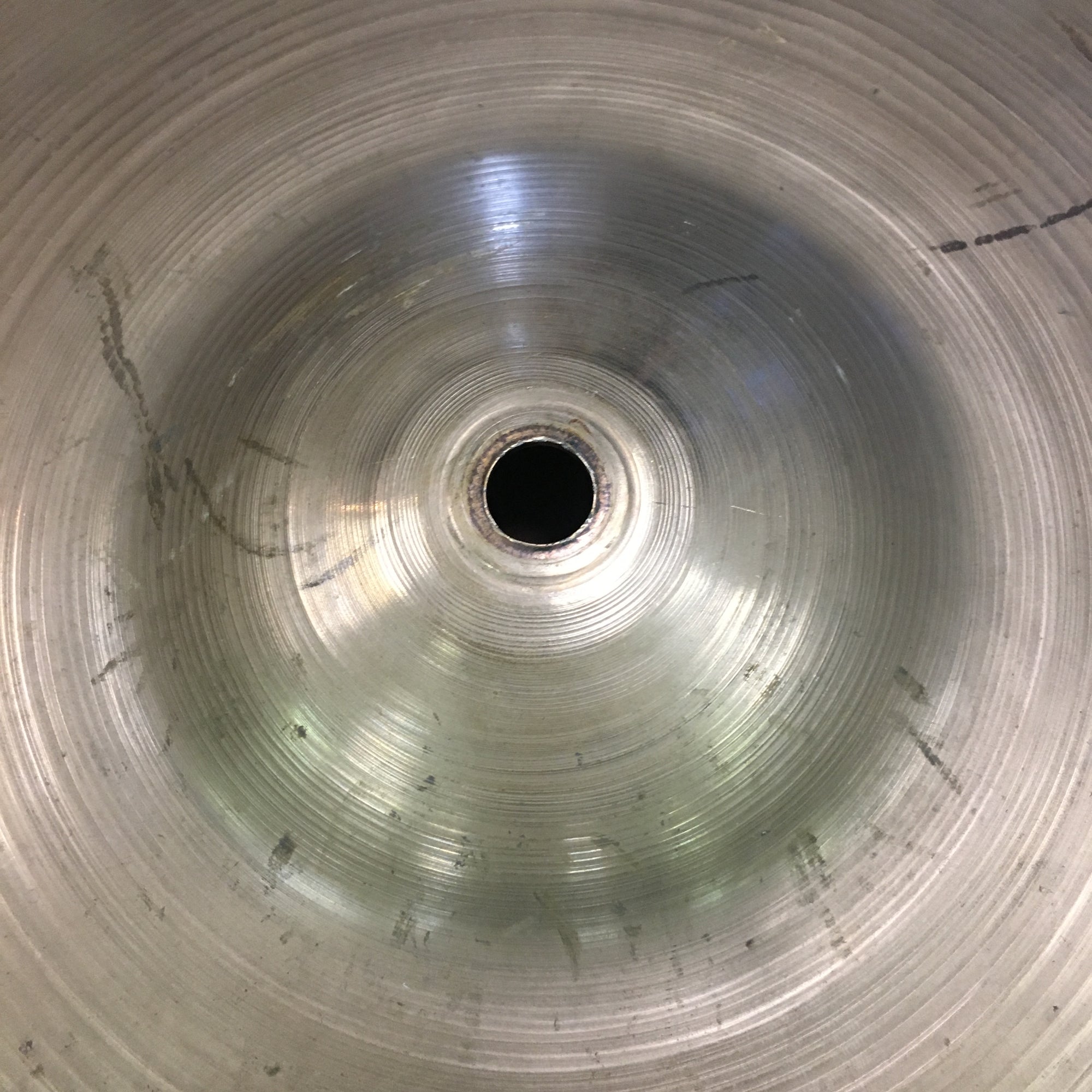 Vintage 1940s-1950s Zildjian 16in Trans Stamp Hi Hats