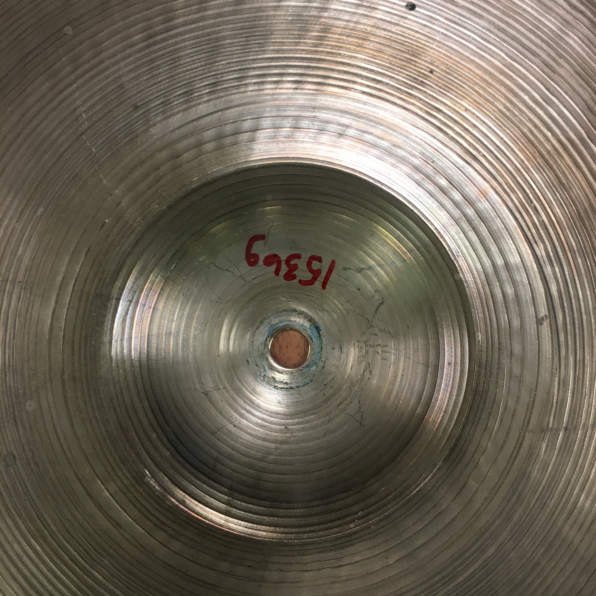 Vintage 1940s-1950s Zildjian 16in Trans Stamp Hi Hats