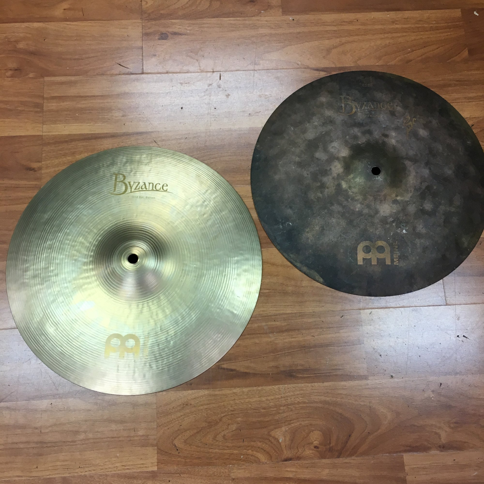 Meinl 14in Byzance Sand Hi Hat Cymbal Pair