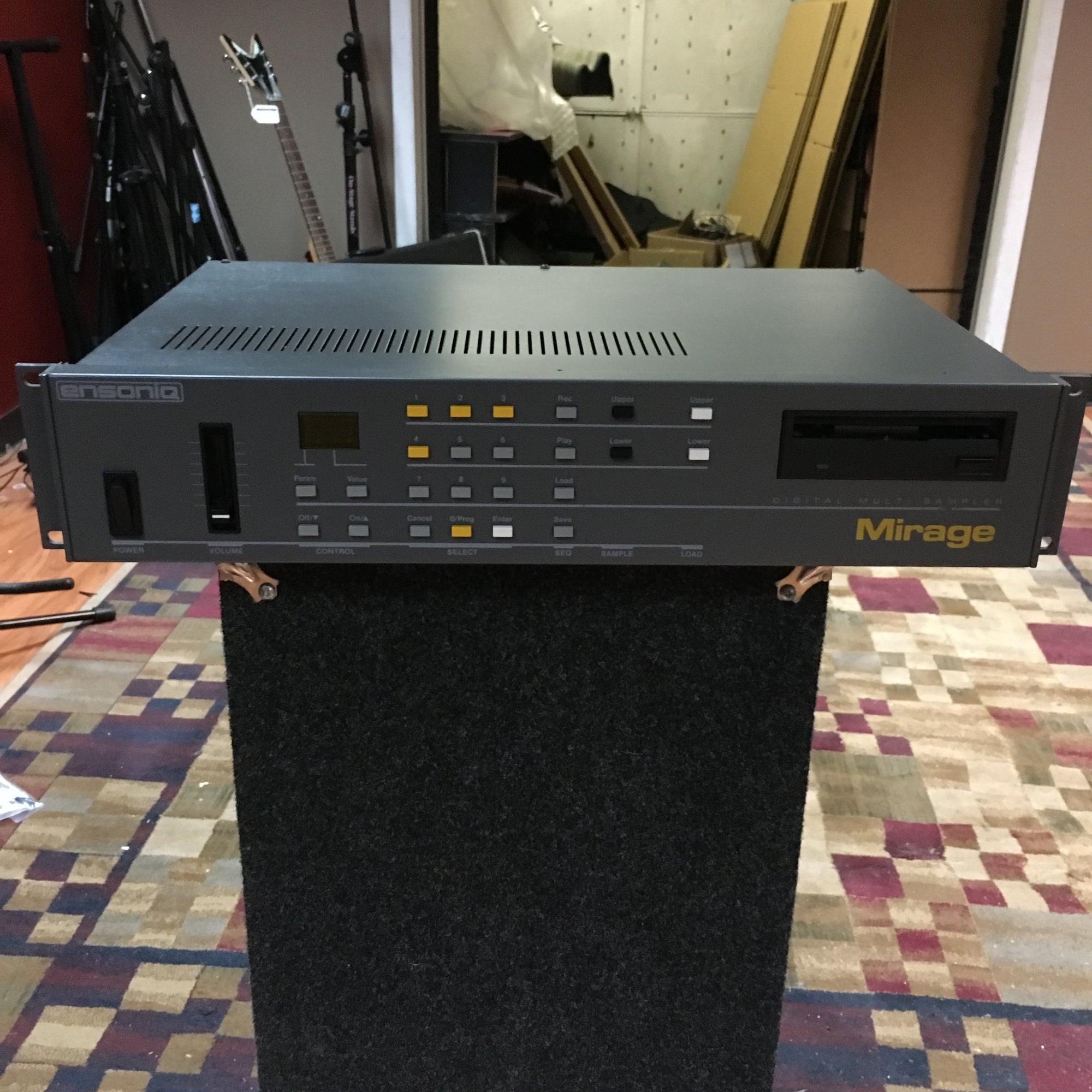 Ensoniq Mirage Rack Synth, No Disks