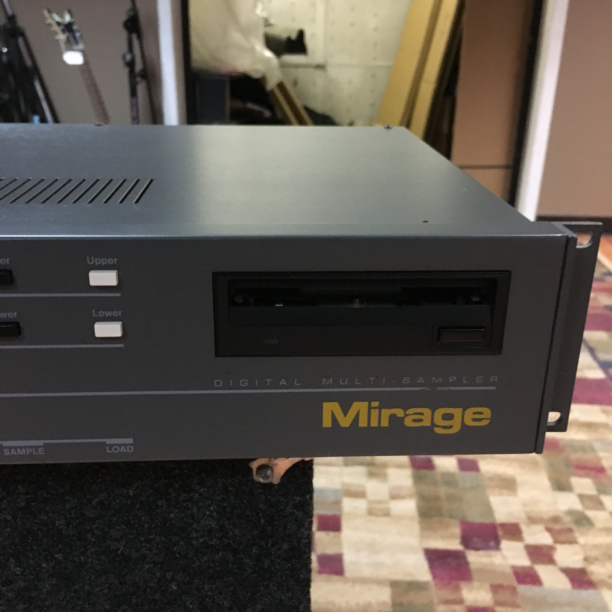Ensoniq Mirage Rack Synth, No Disks
