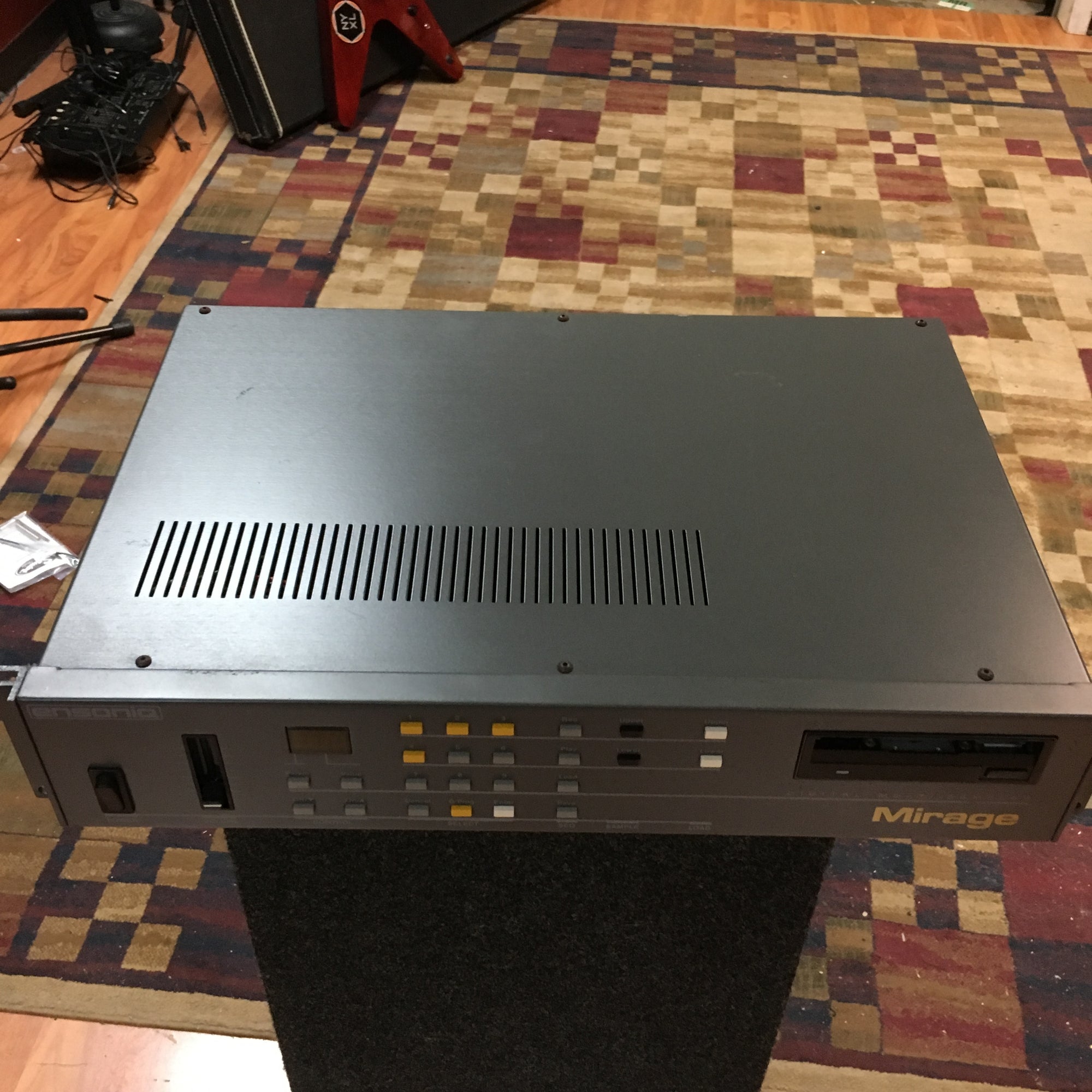 Ensoniq Mirage Rack Synth, No Disks