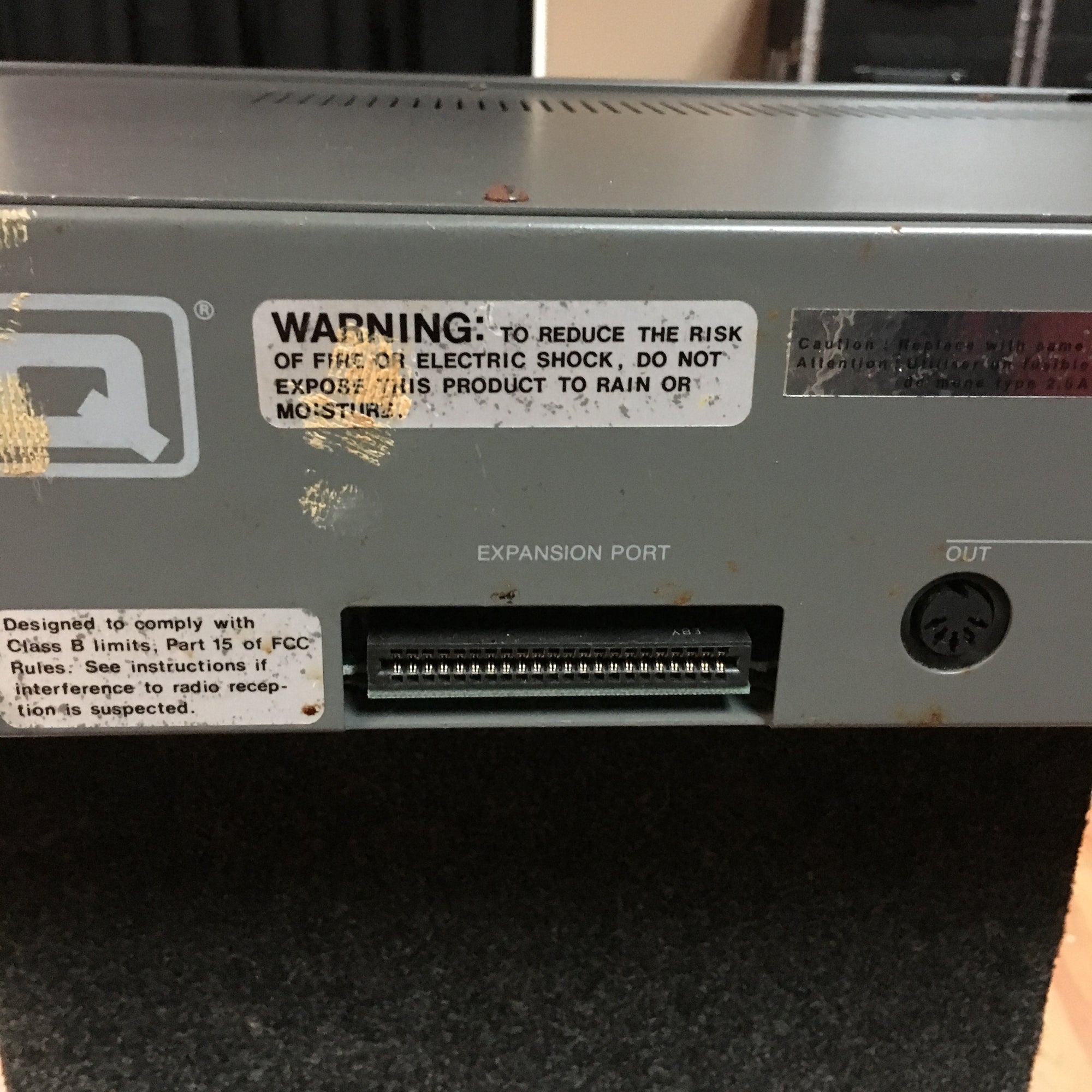 Ensoniq Mirage Rack Synth, No Disks