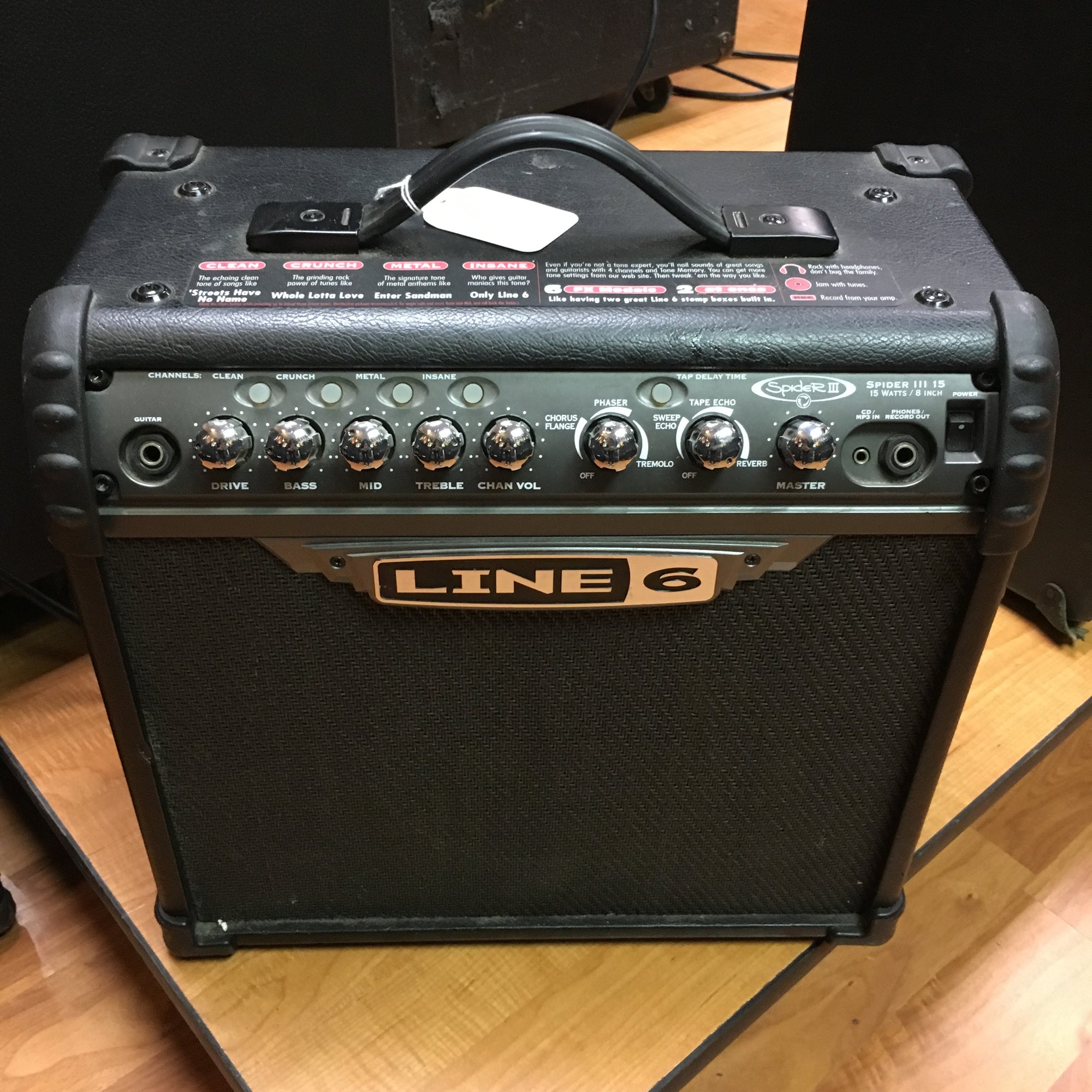 Line 6 Spider III 15 Watt Guitar Practice Amp