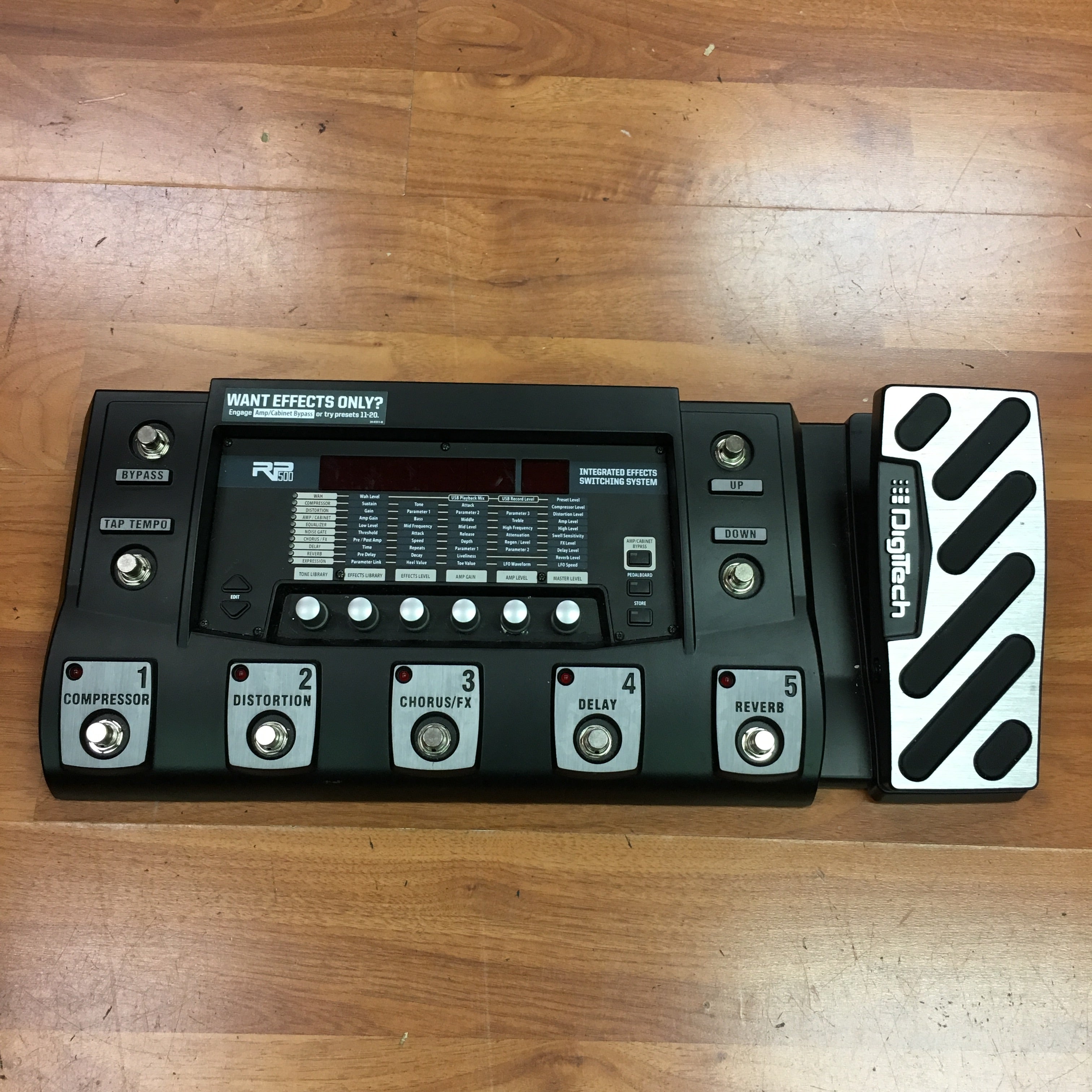 ギター DigiTech RP500 DigiTech RP500 Guitar Multi-Effects Switching System