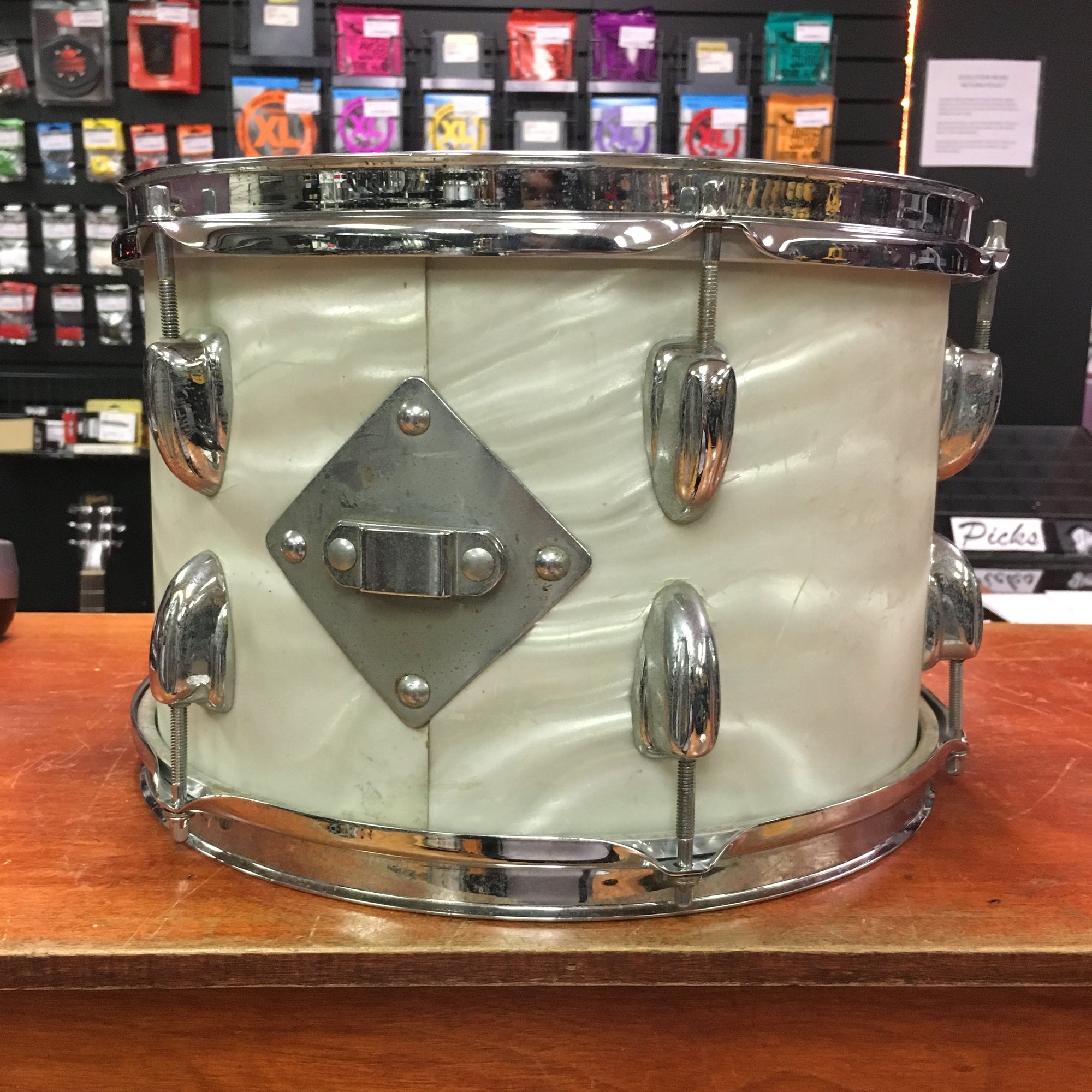 Slingerland White Satin Flame 2pc 20/12