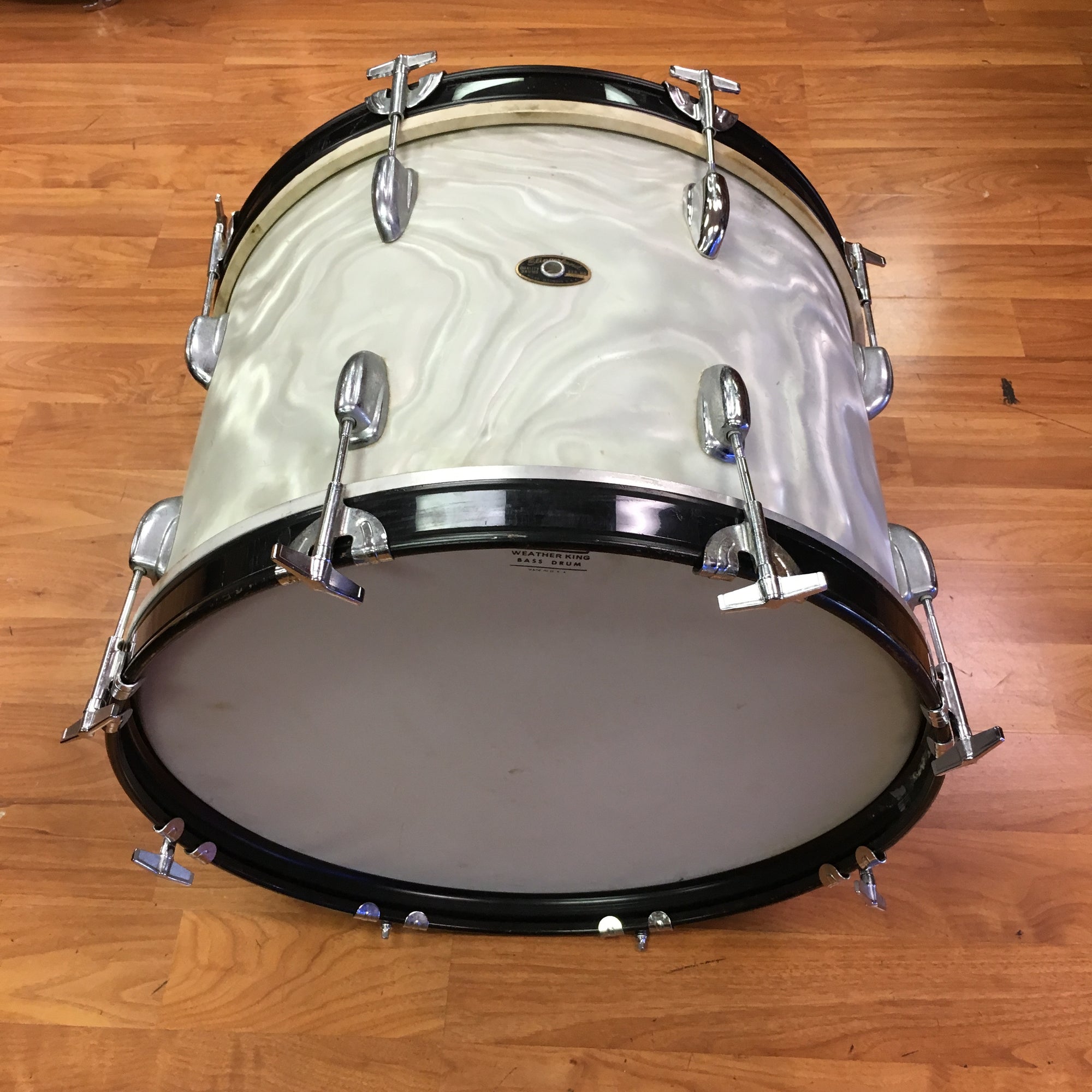 Slingerland White Satin Flame 2pc 20/12