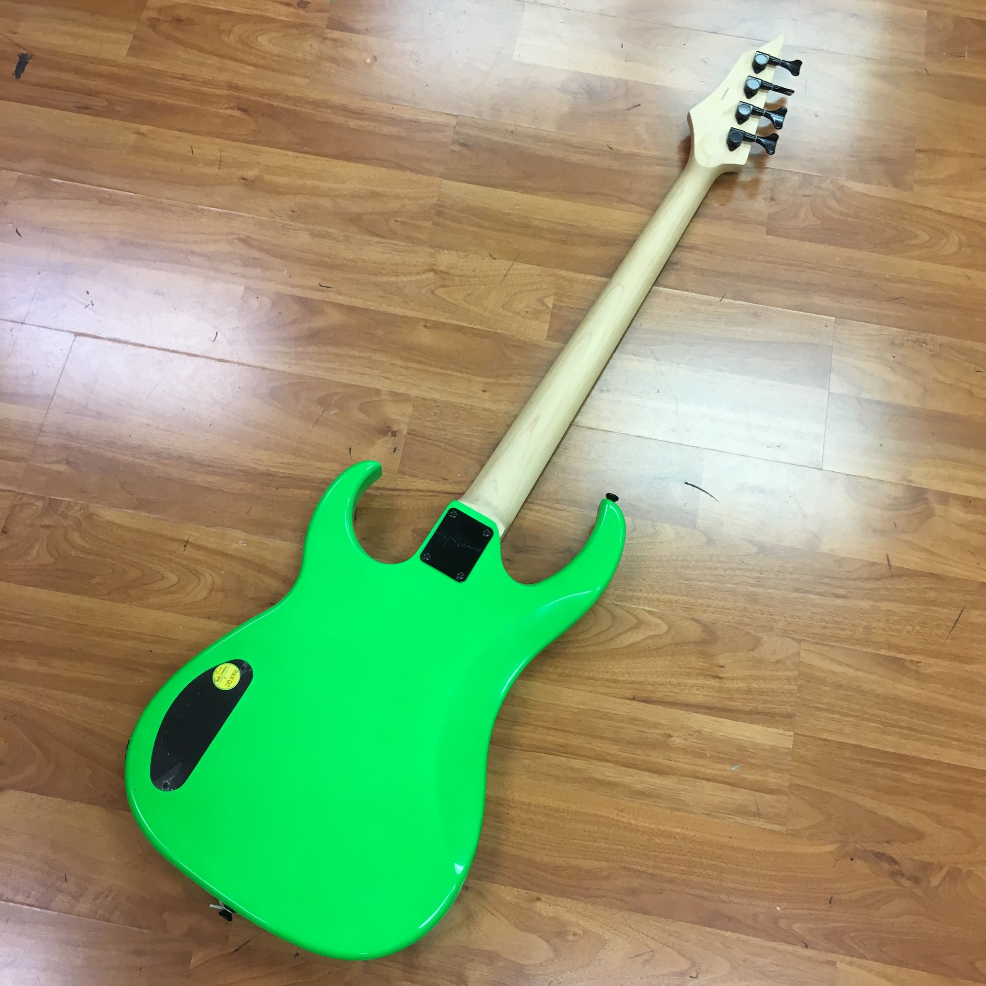 Dean Custom Zone Bass Nuclear Green