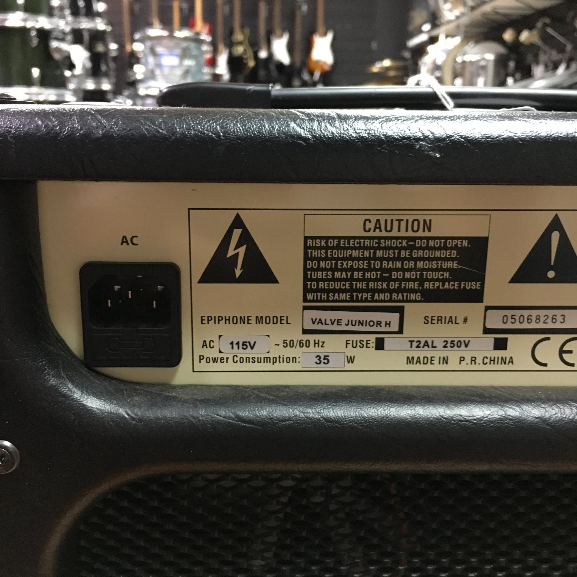 Epiphone Valve Junior Head Modded Standby