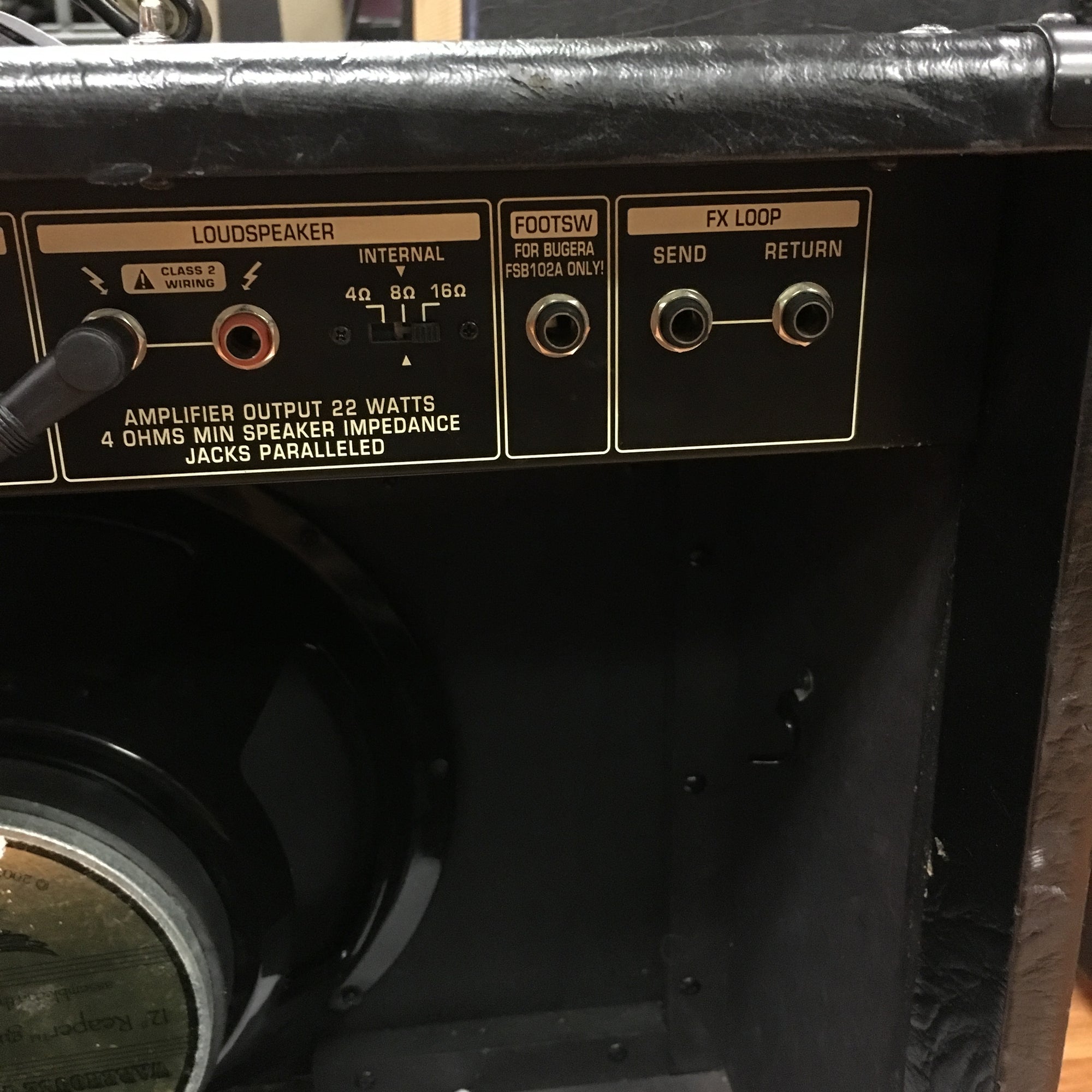 Bugera V22 1x12 Combo w/ WGS Reaper Speaker