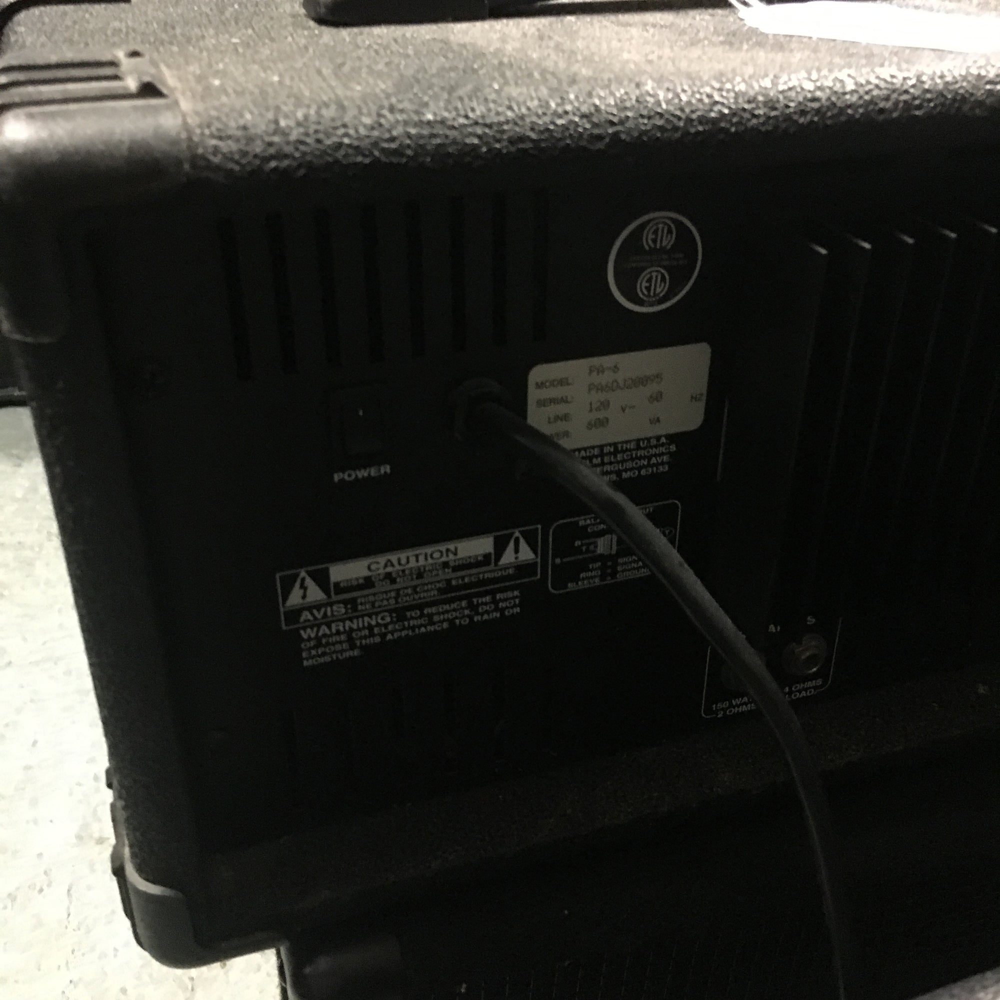 Crate PA-6 6 Ch.Powered MIxer PA Head