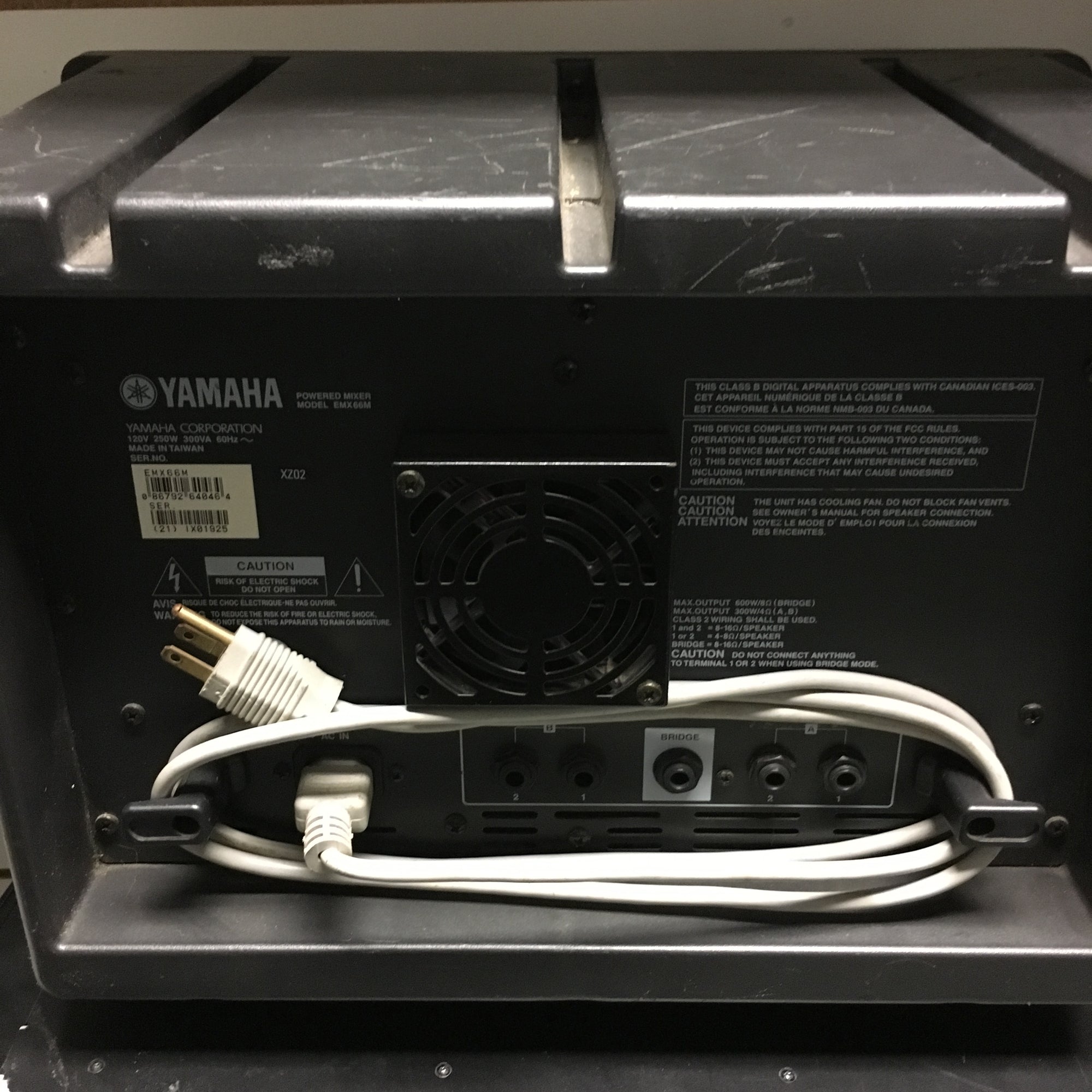 Yamaha EMX 66M Powered Mixer - Evolution Music Yamaha EMX 66M Powered Mixer - Evolution Music