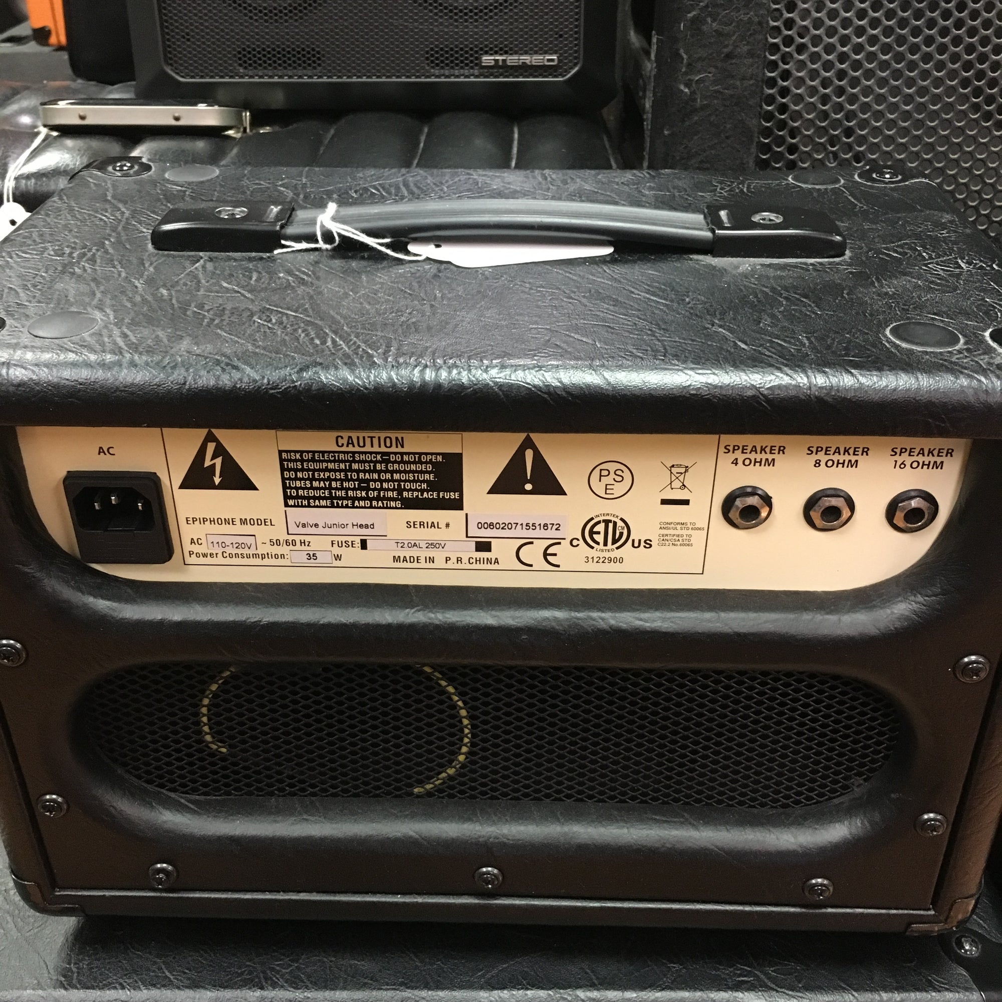 ★ Epiphone Valve Junior Head ★ JUNK! Valve Junior Hot Rod Head - Epiphone Valve Junior Hot Rod Head