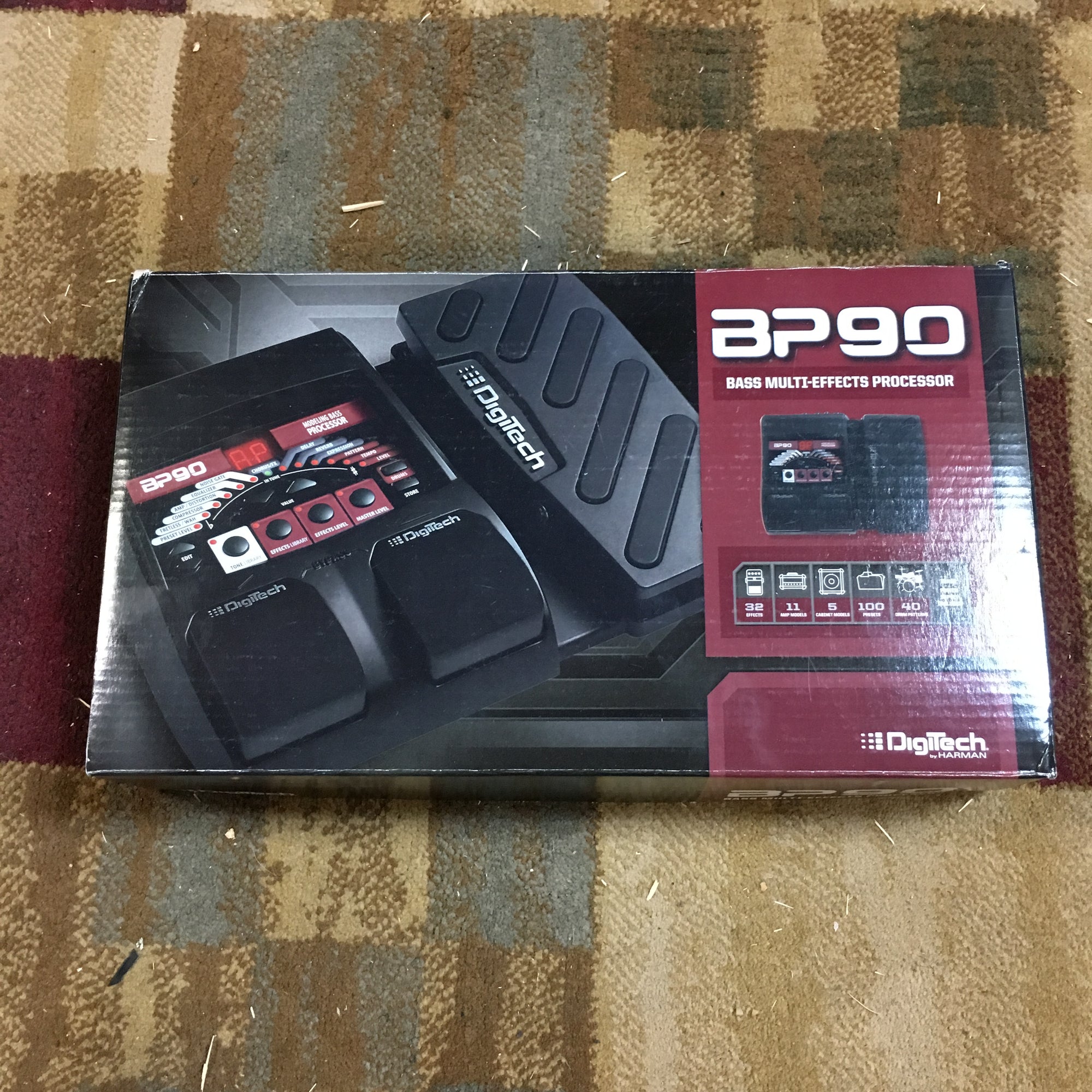 Digitech BP90 Bass Multieffects w. PS