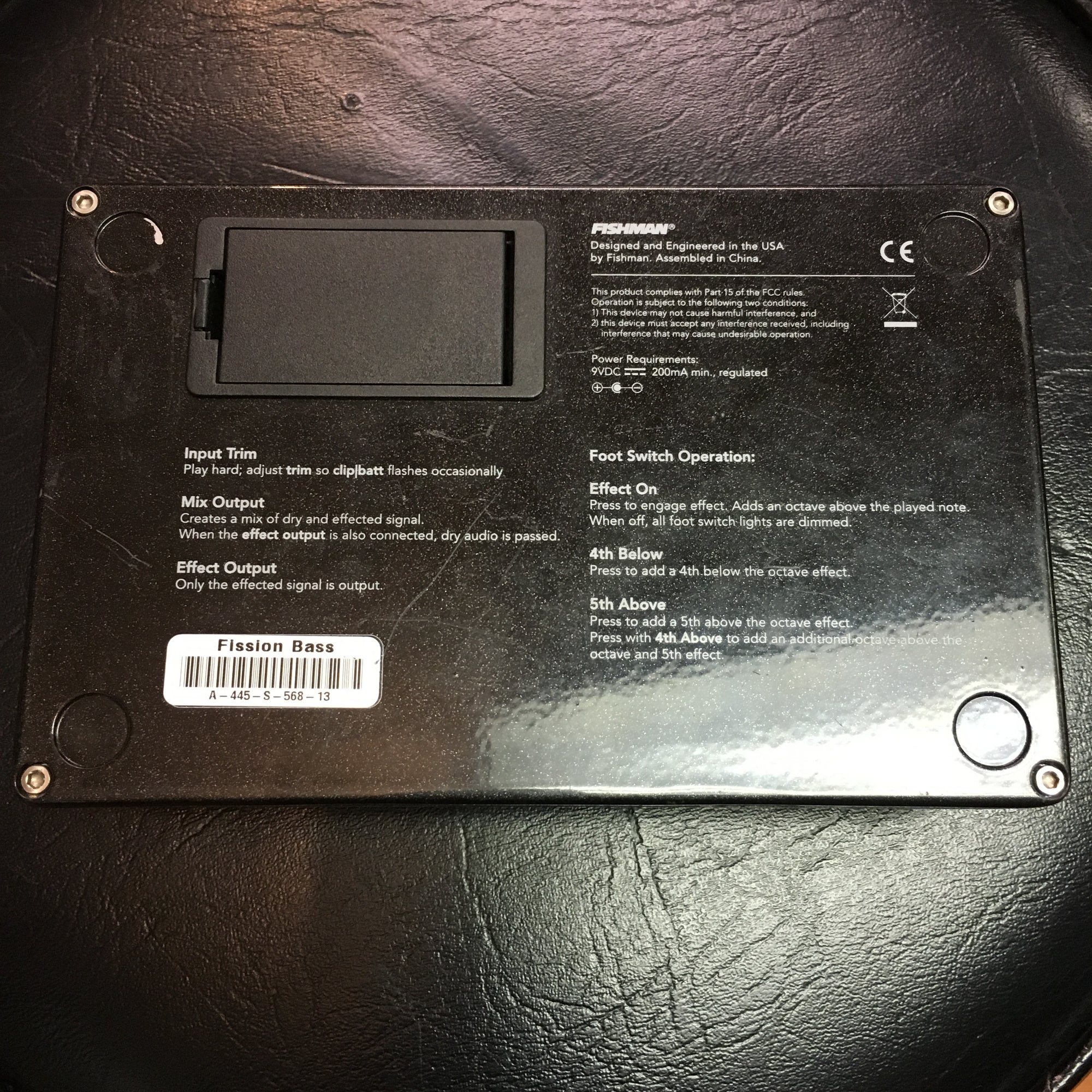 fishman fission bass fx pedal Fishman Fission