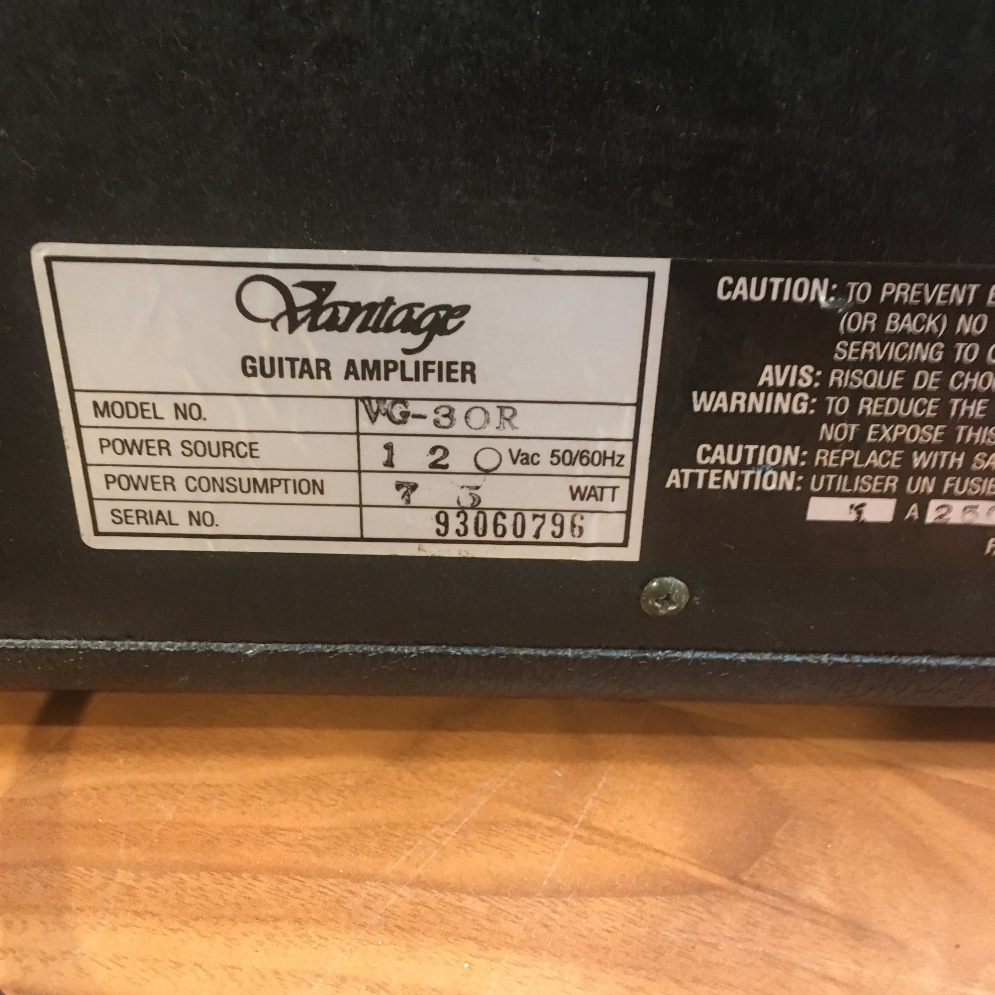 Vantage VG-30R Guitar Combo Amp