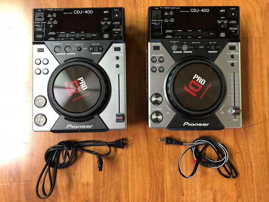 Pioneer CDJ-400 Digital CD Deck w/ MP3 Pair